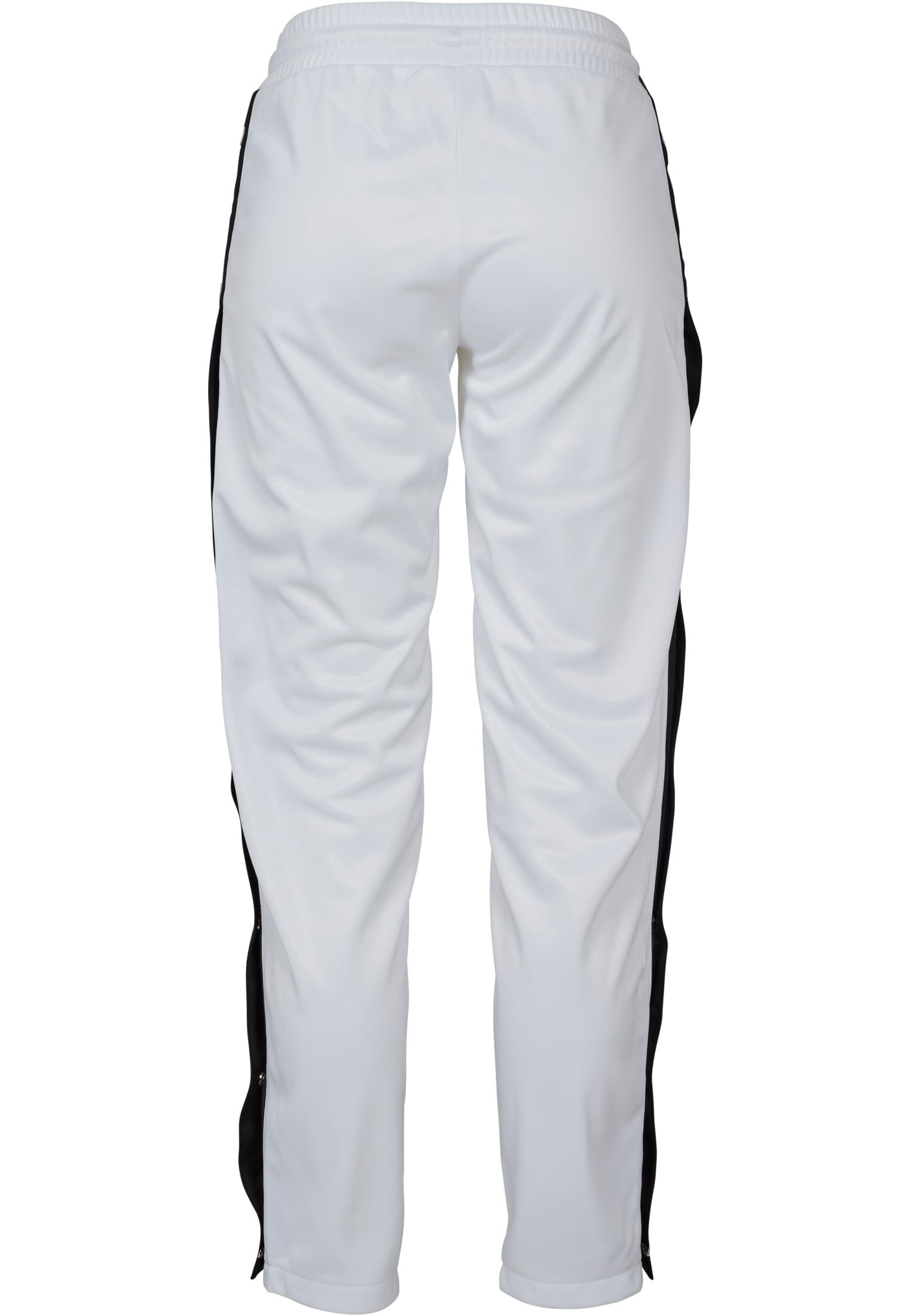 Ladies Button Up Track Pants | wht/blk/wht