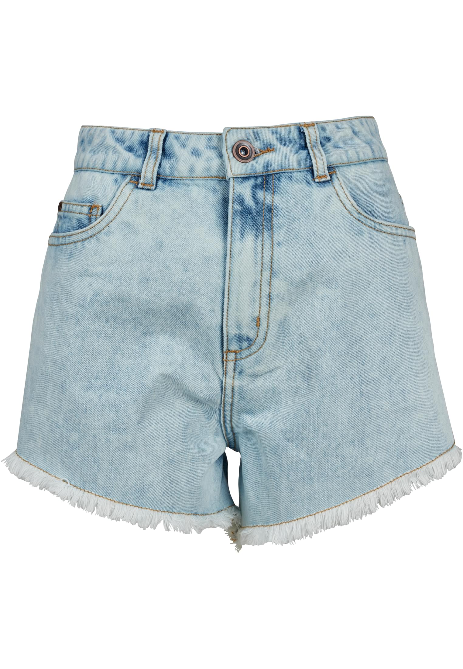 Ladies Denim Hotpants | blue bleached