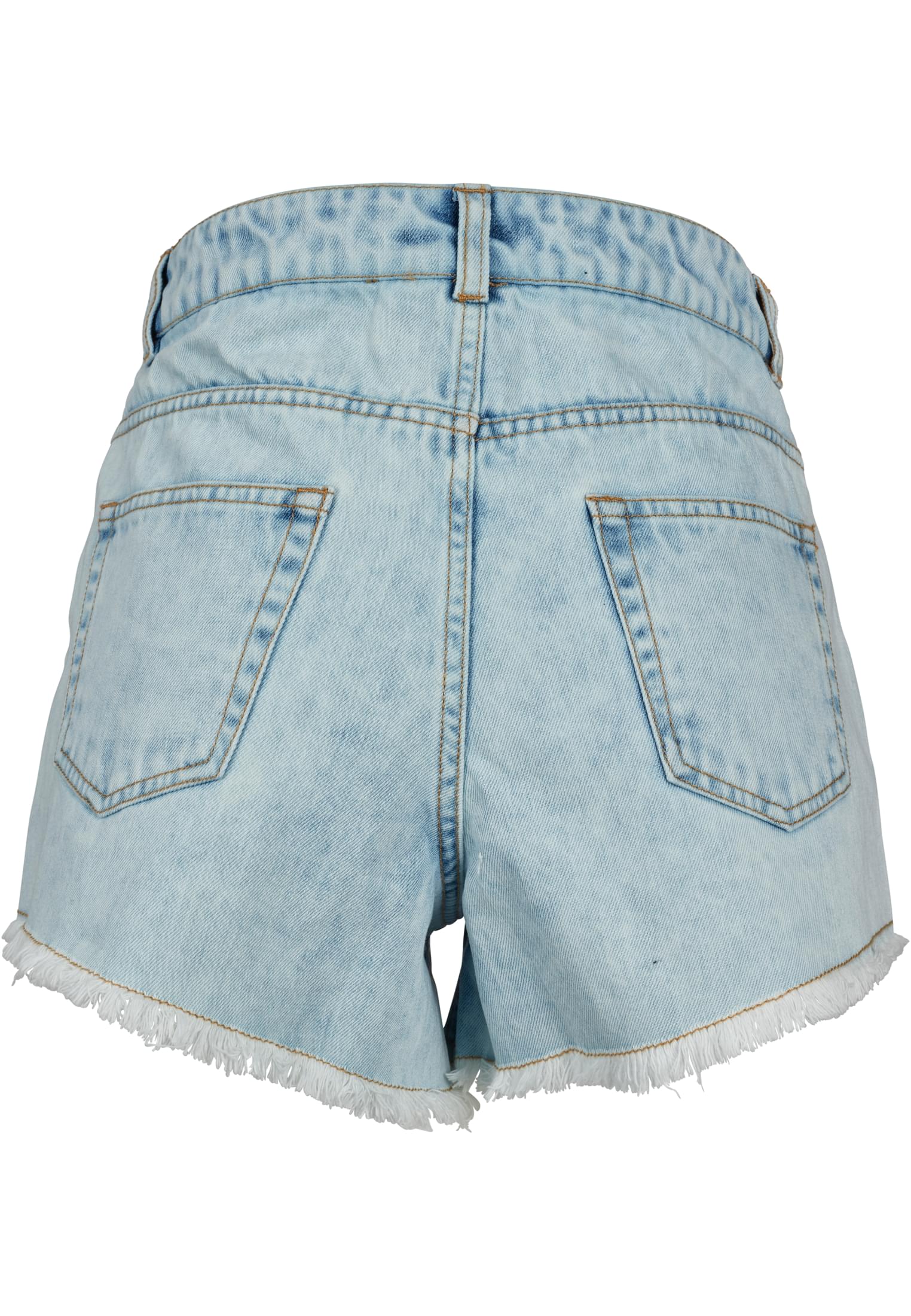 Ladies Denim Hotpants | blue bleached