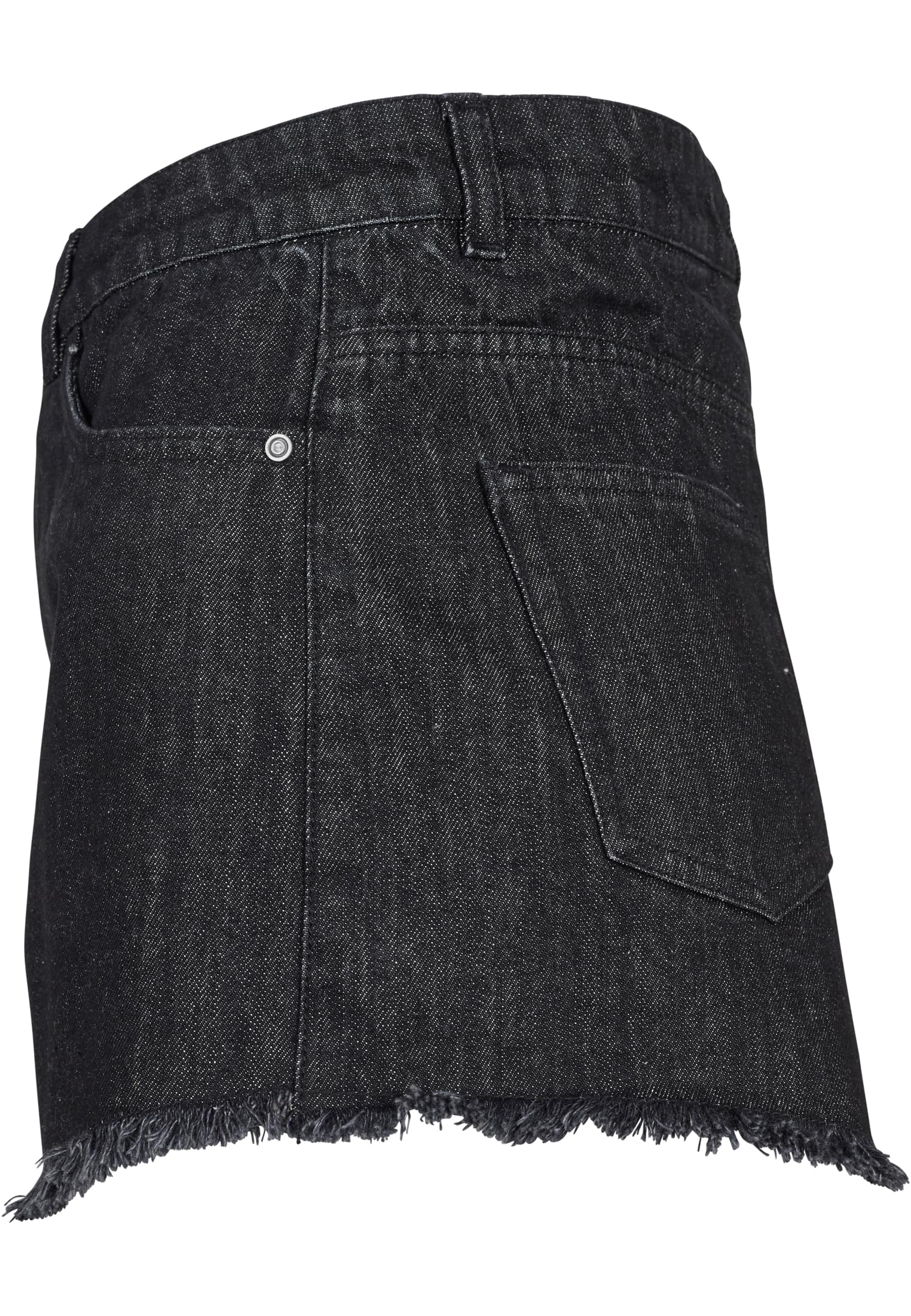 Ladies Denim Hotpants | black washed