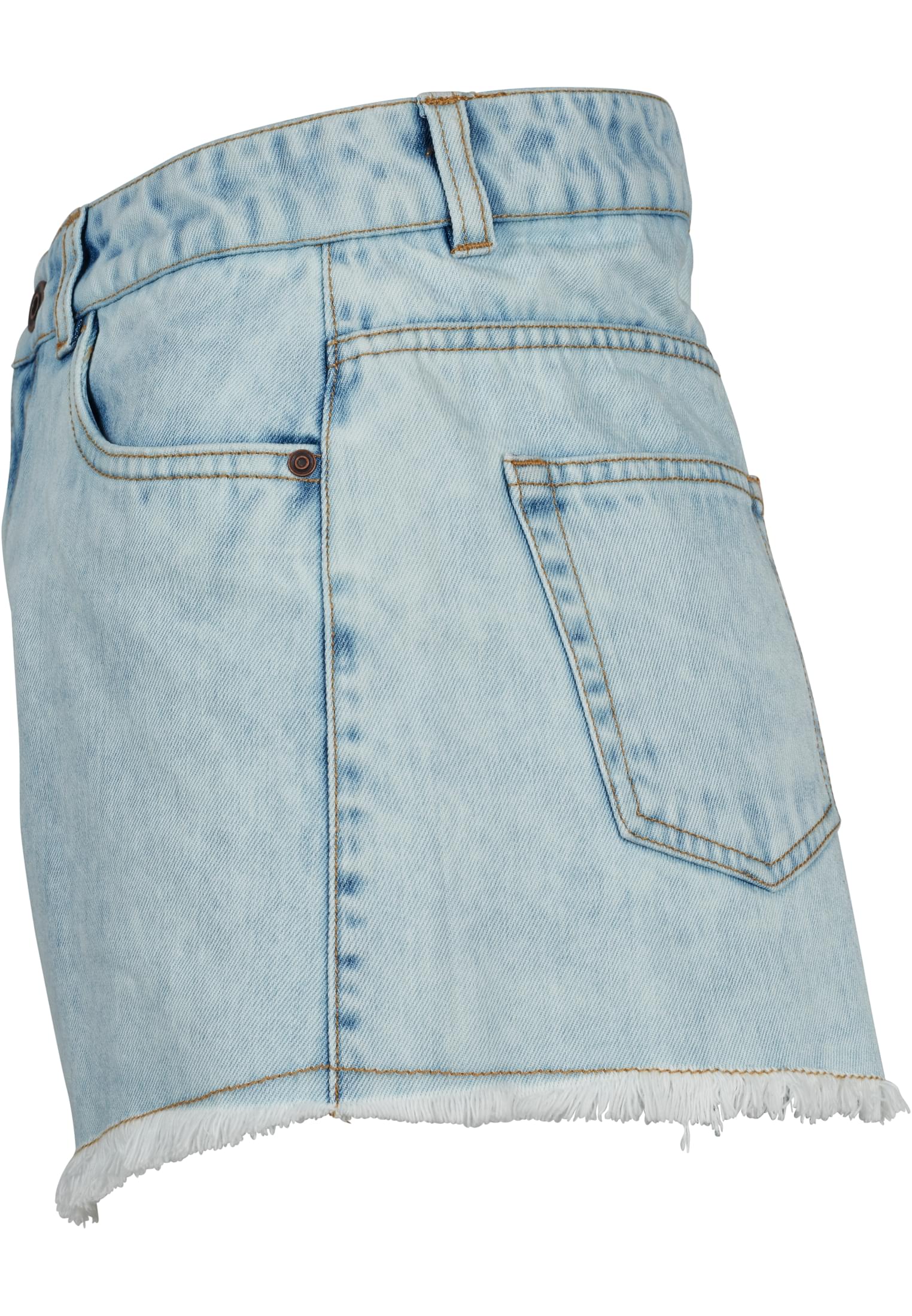 Ladies Denim Hotpants | blue bleached