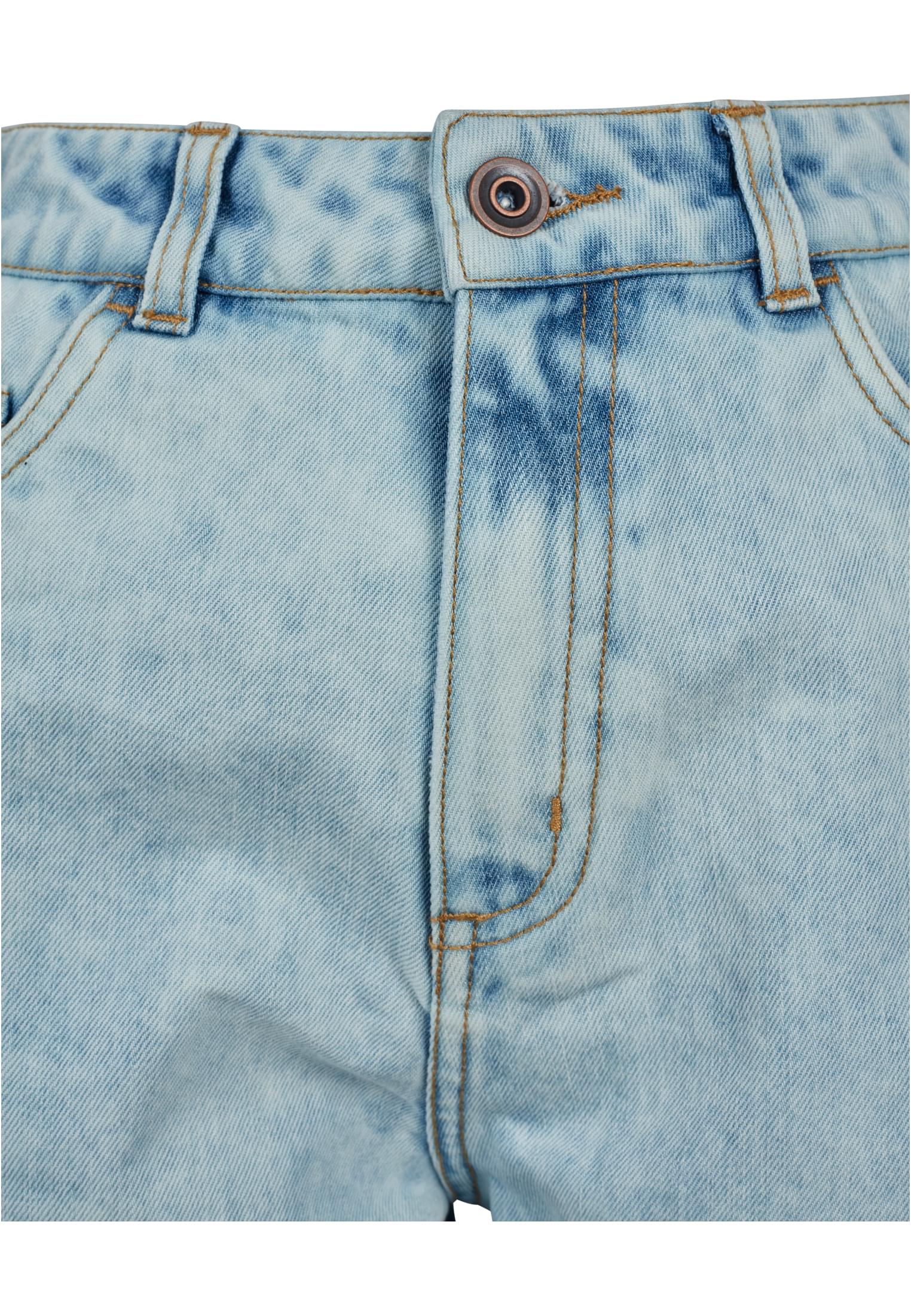 Ladies Denim Hotpants | blue bleached