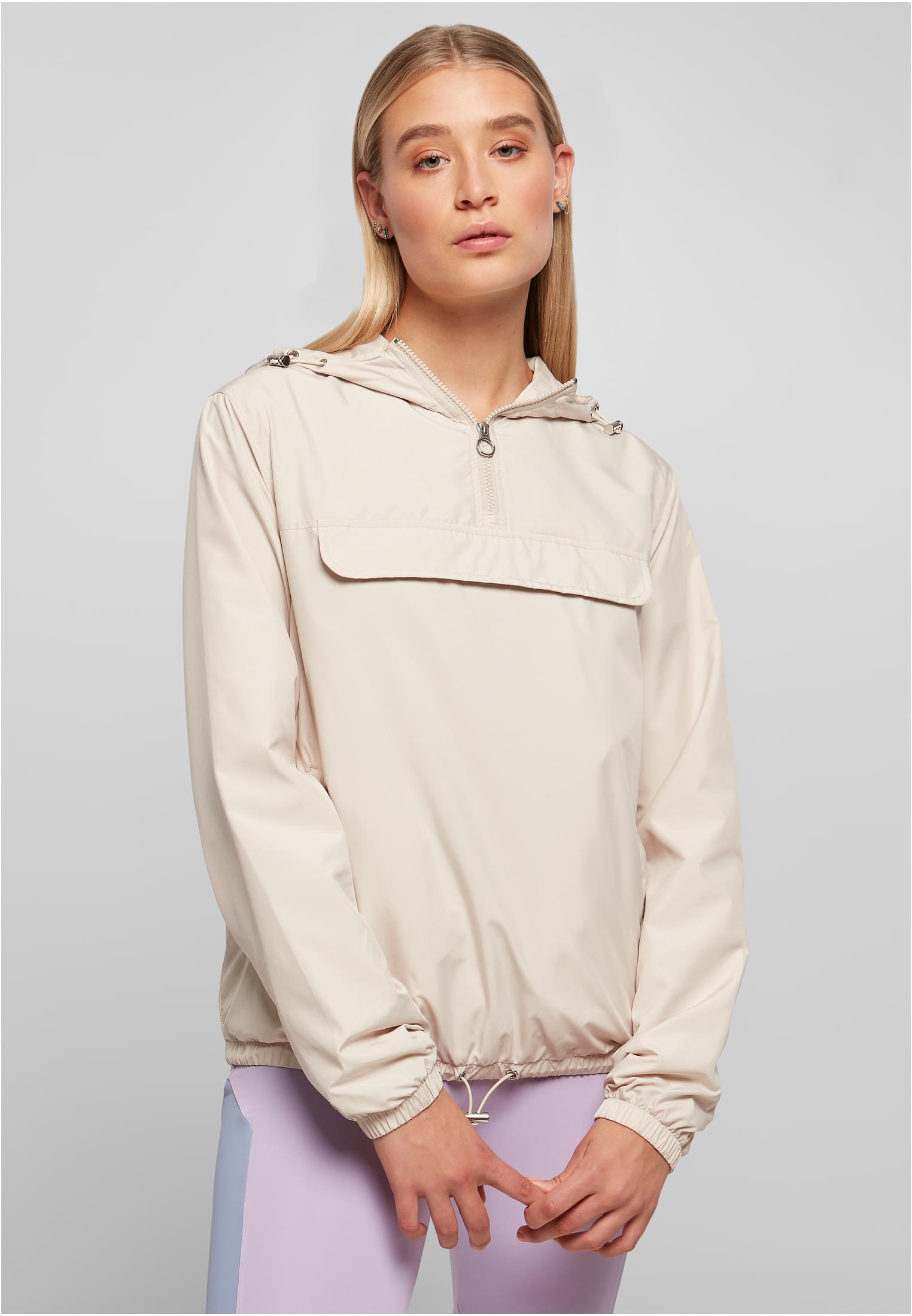 Ladies Basic Pull Over Jacket | softseagrass