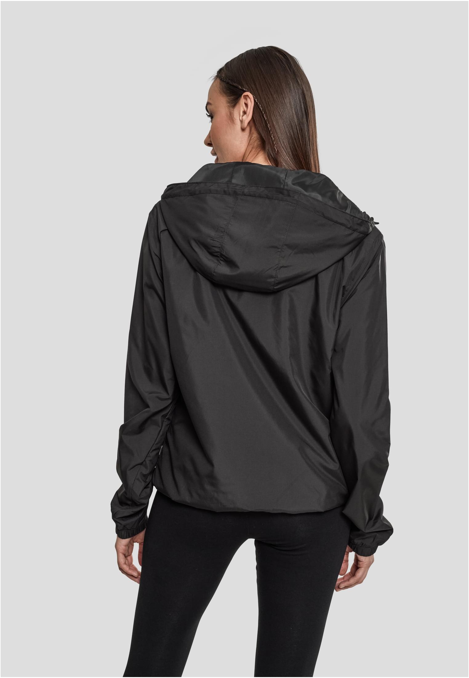 Ladies Basic Pull Over Jacket | black