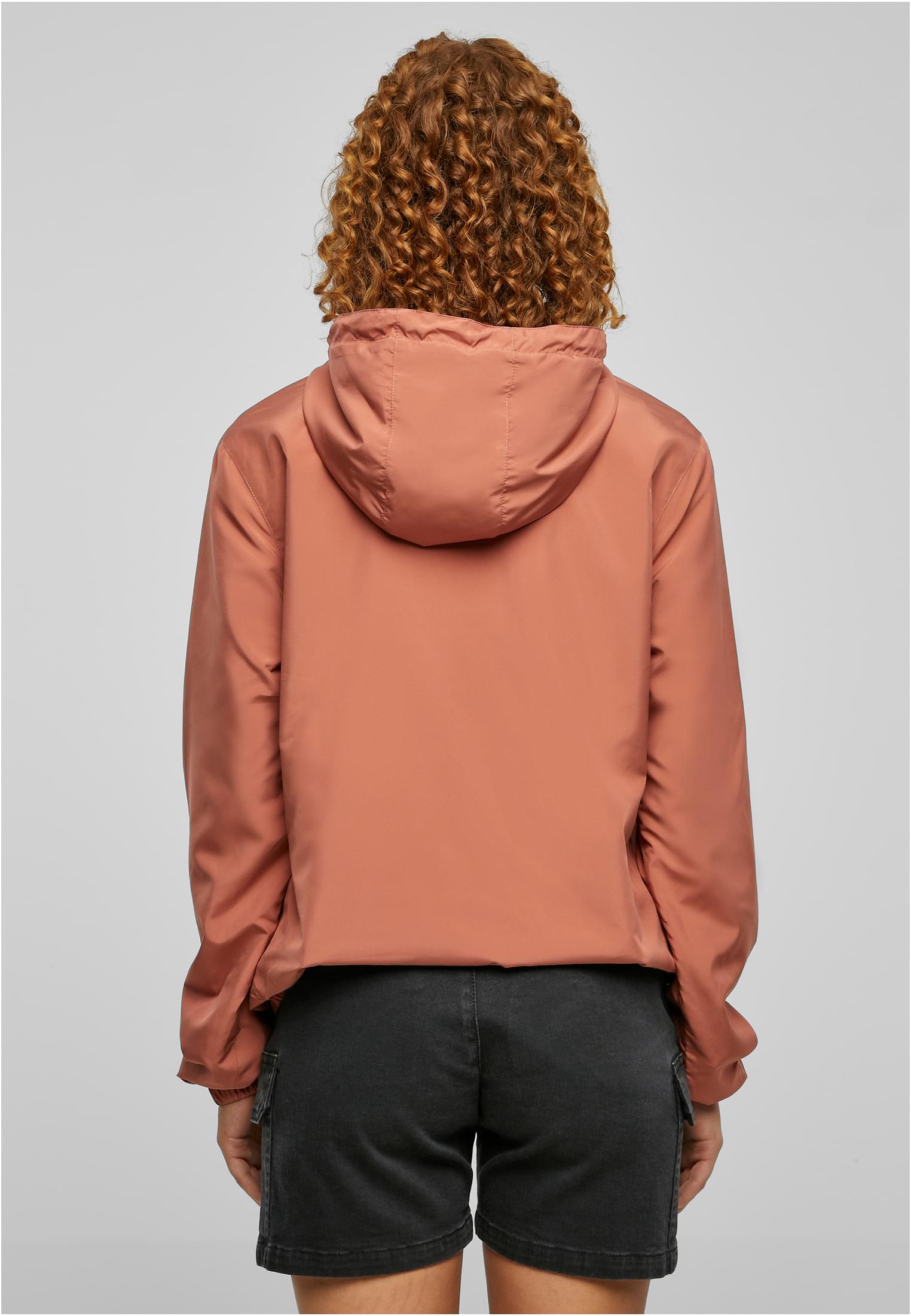 Ladies Basic Pull Over Jacket | terracotta