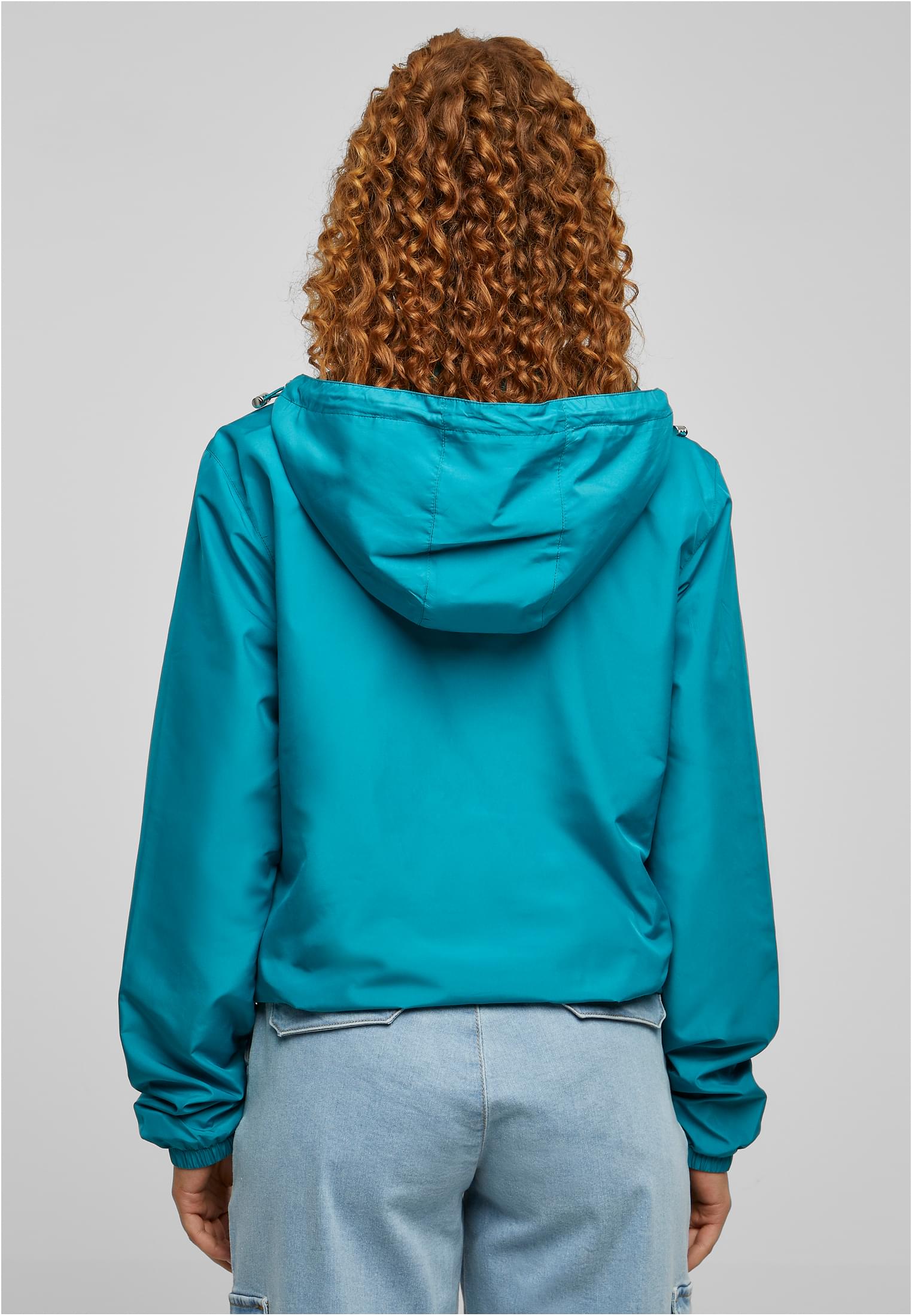 Ladies Basic Pull Over Jacket | watergreen