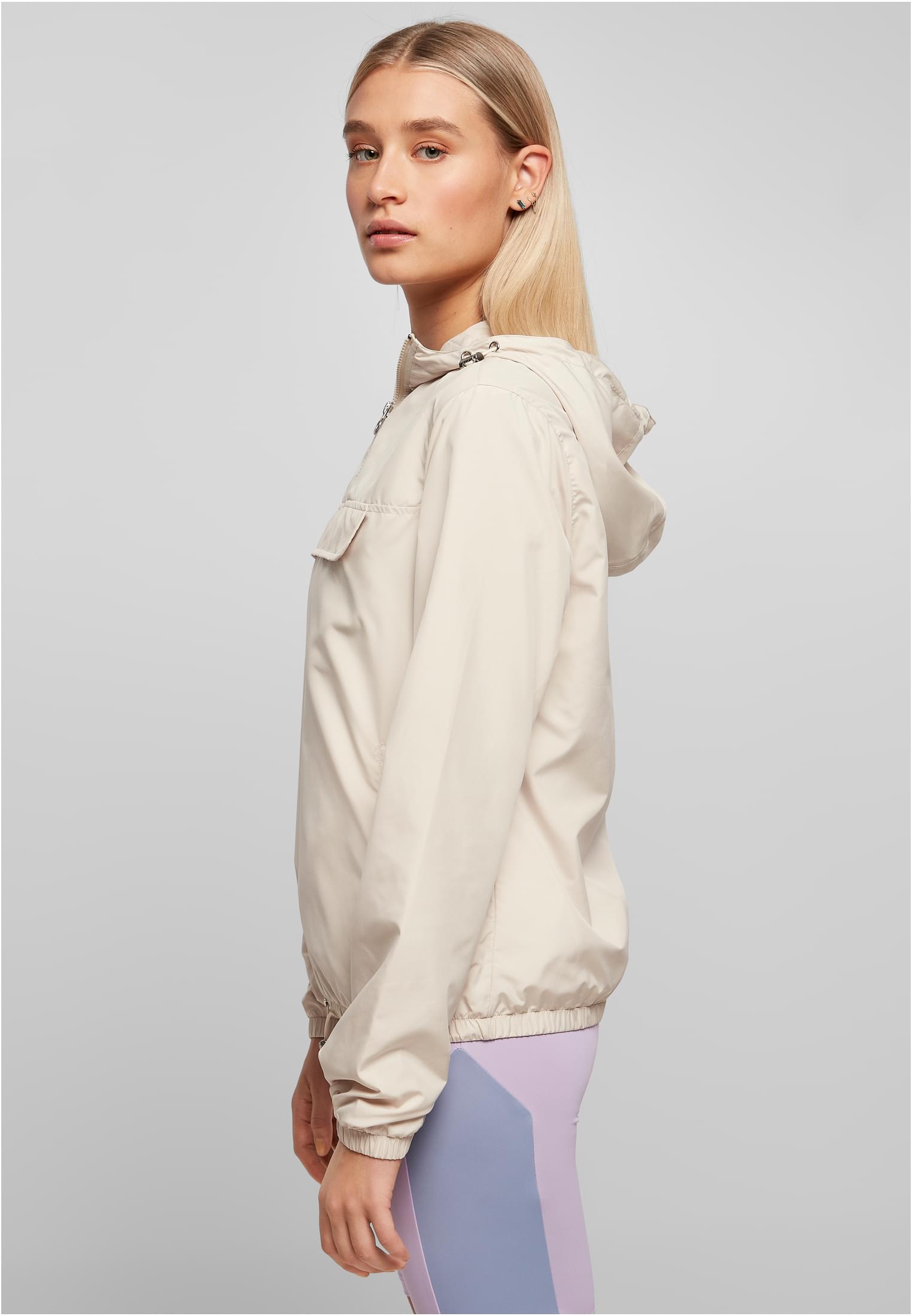 Ladies Basic Pull Over Jacket | softseagrass