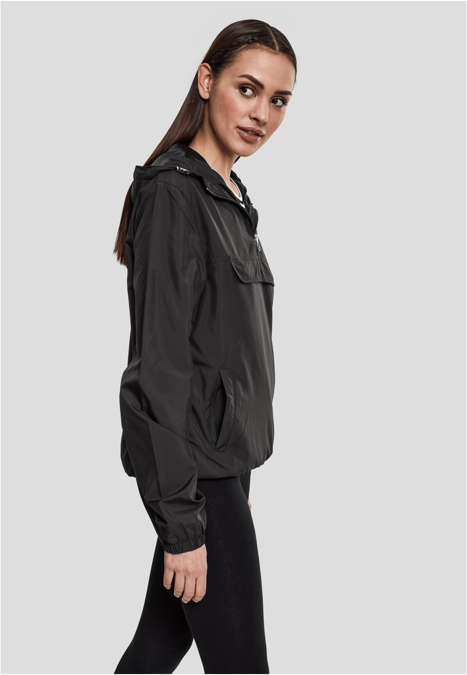 Ladies Basic Pull Over Jacket | black