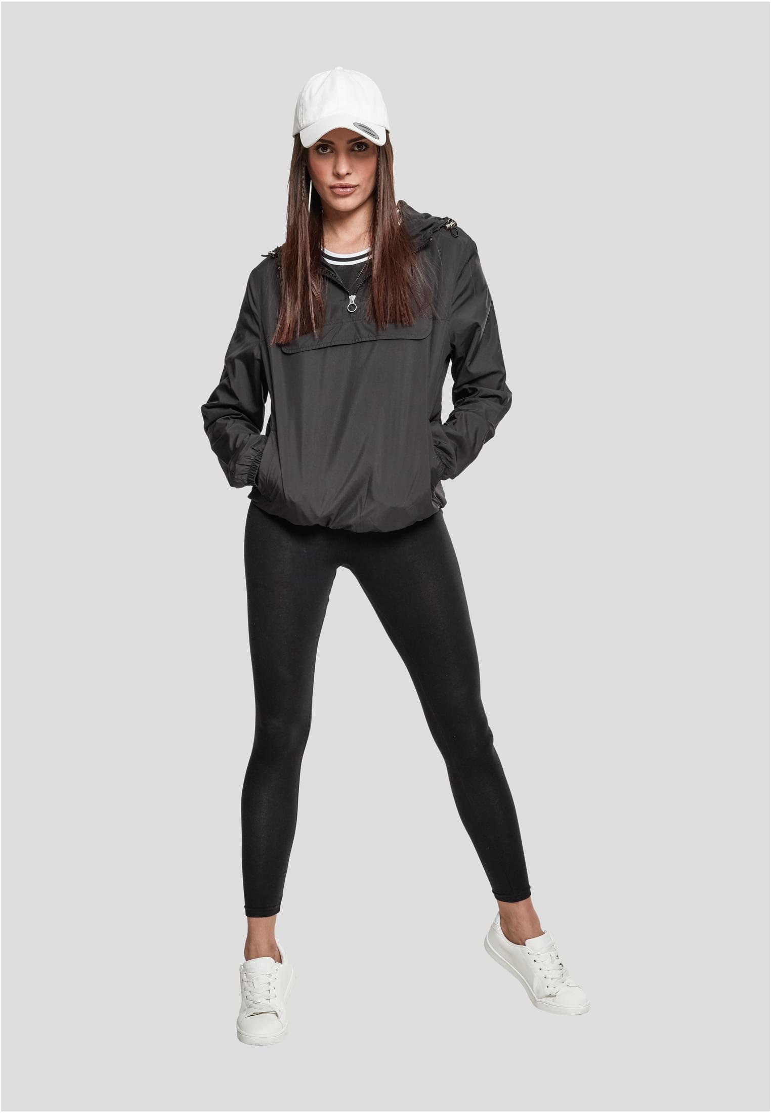 Ladies Basic Pull Over Jacket | black