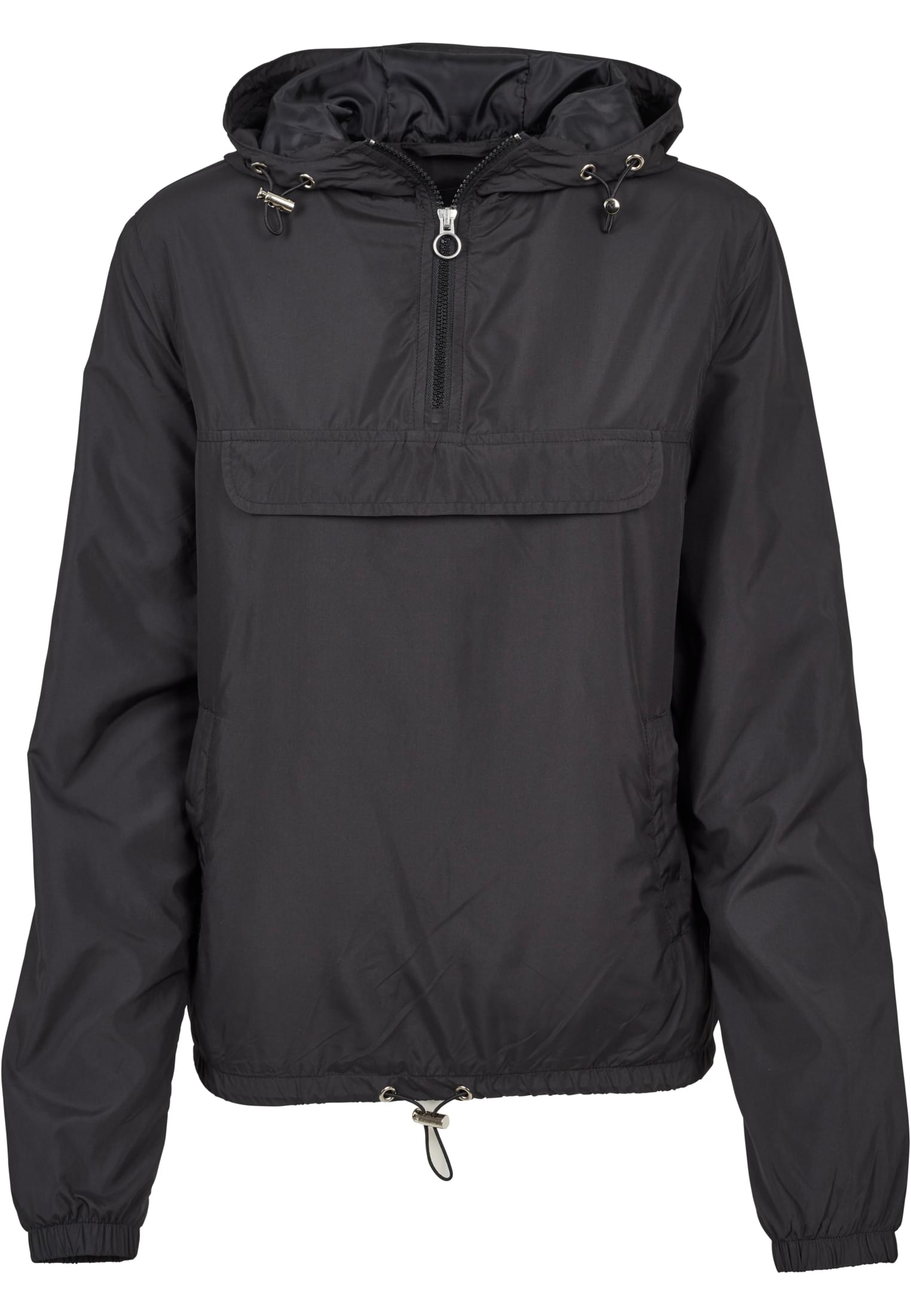 Ladies Basic Pull Over Jacket | black