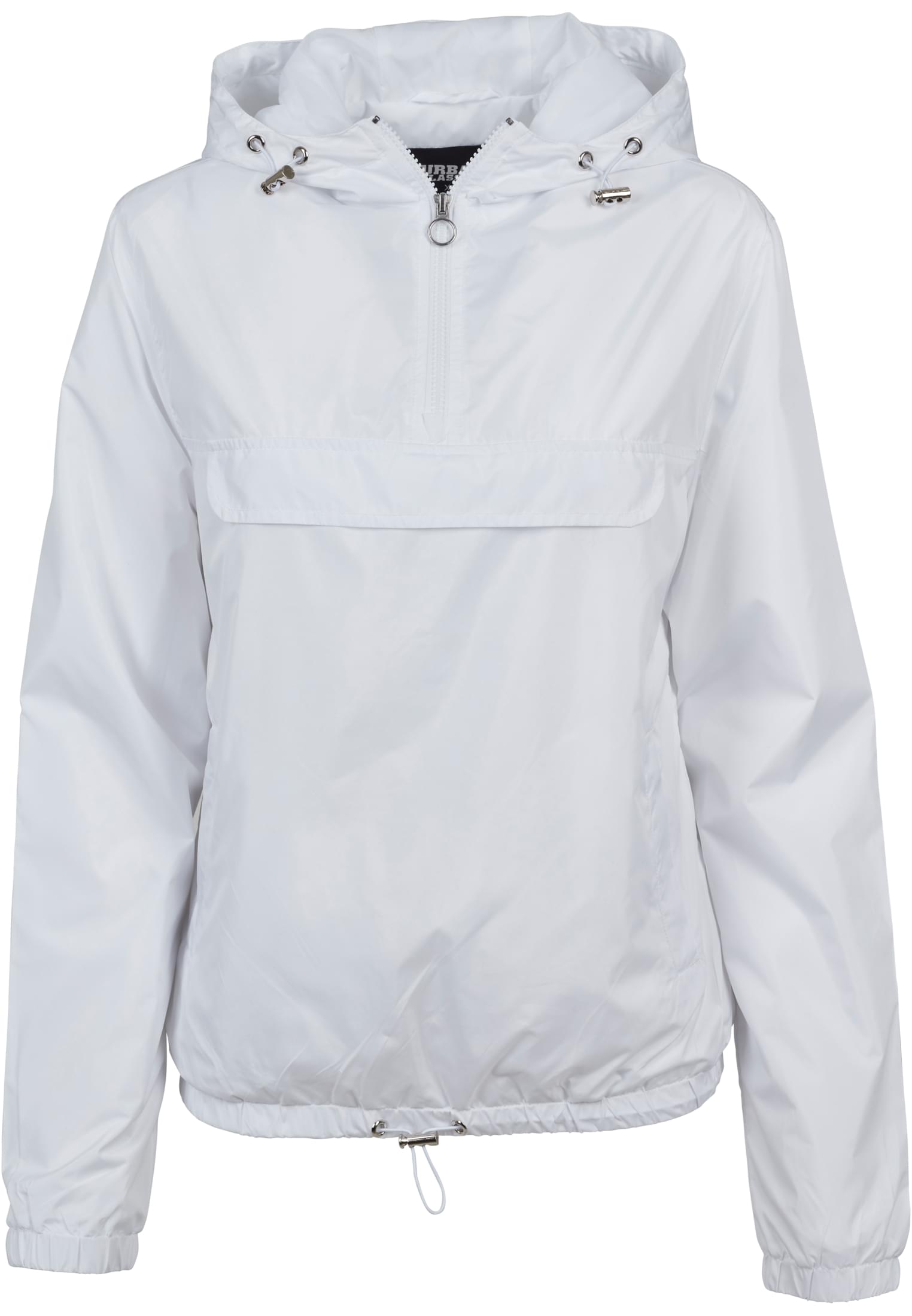 Ladies Basic Pull Over Jacket | white