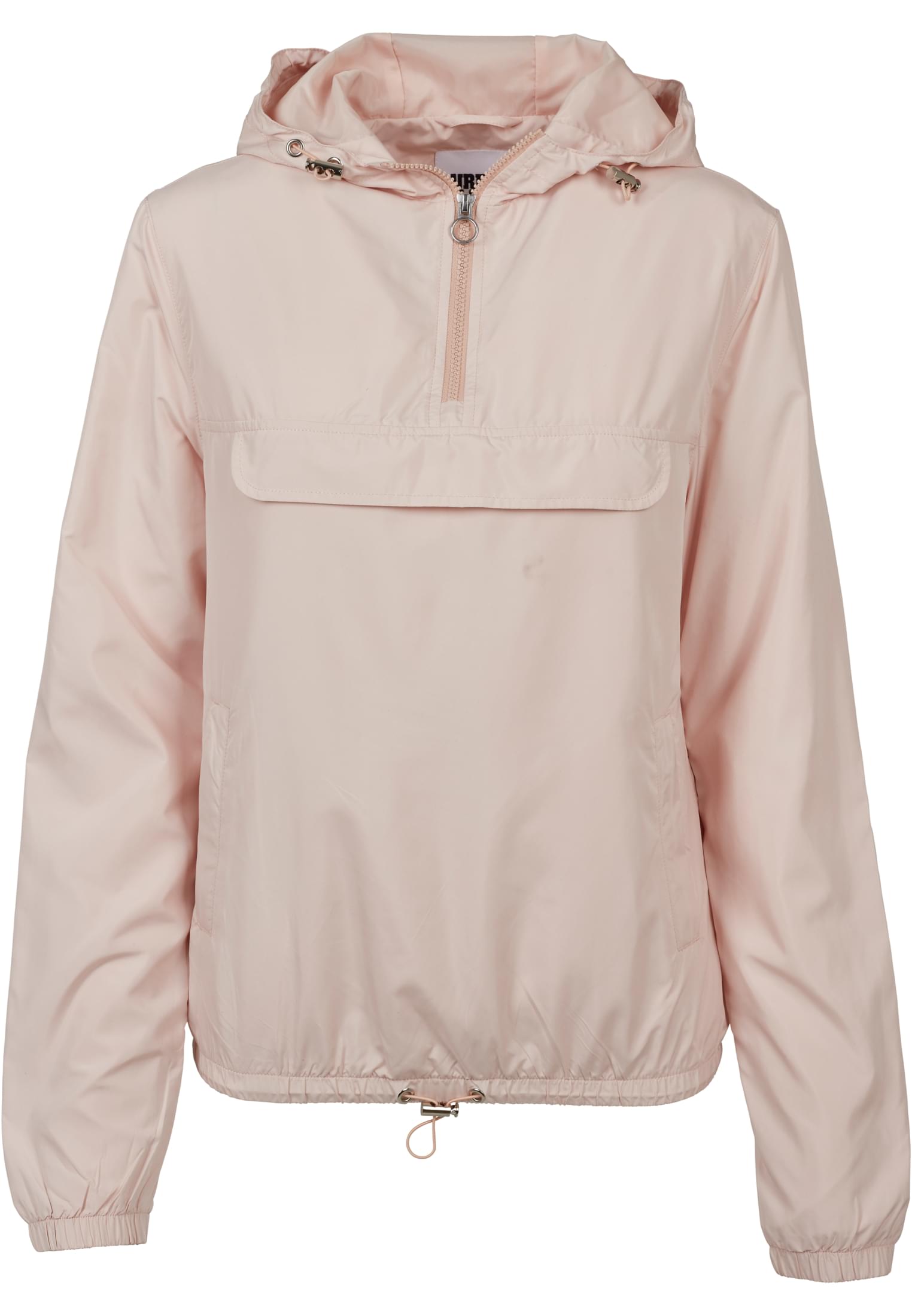 Ladies Basic Pull Over Jacket | light pink