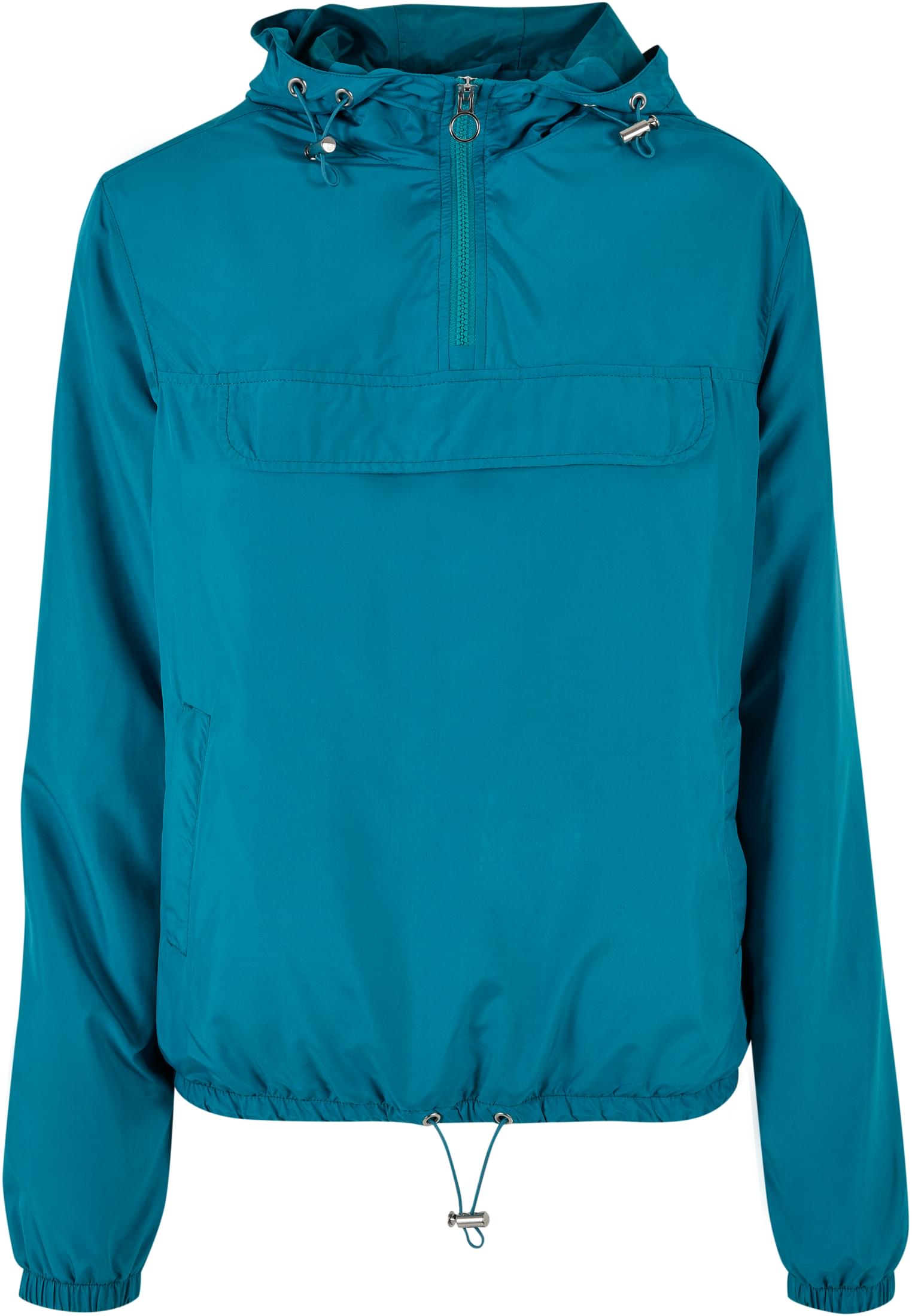 Ladies Basic Pull Over Jacket | watergreen