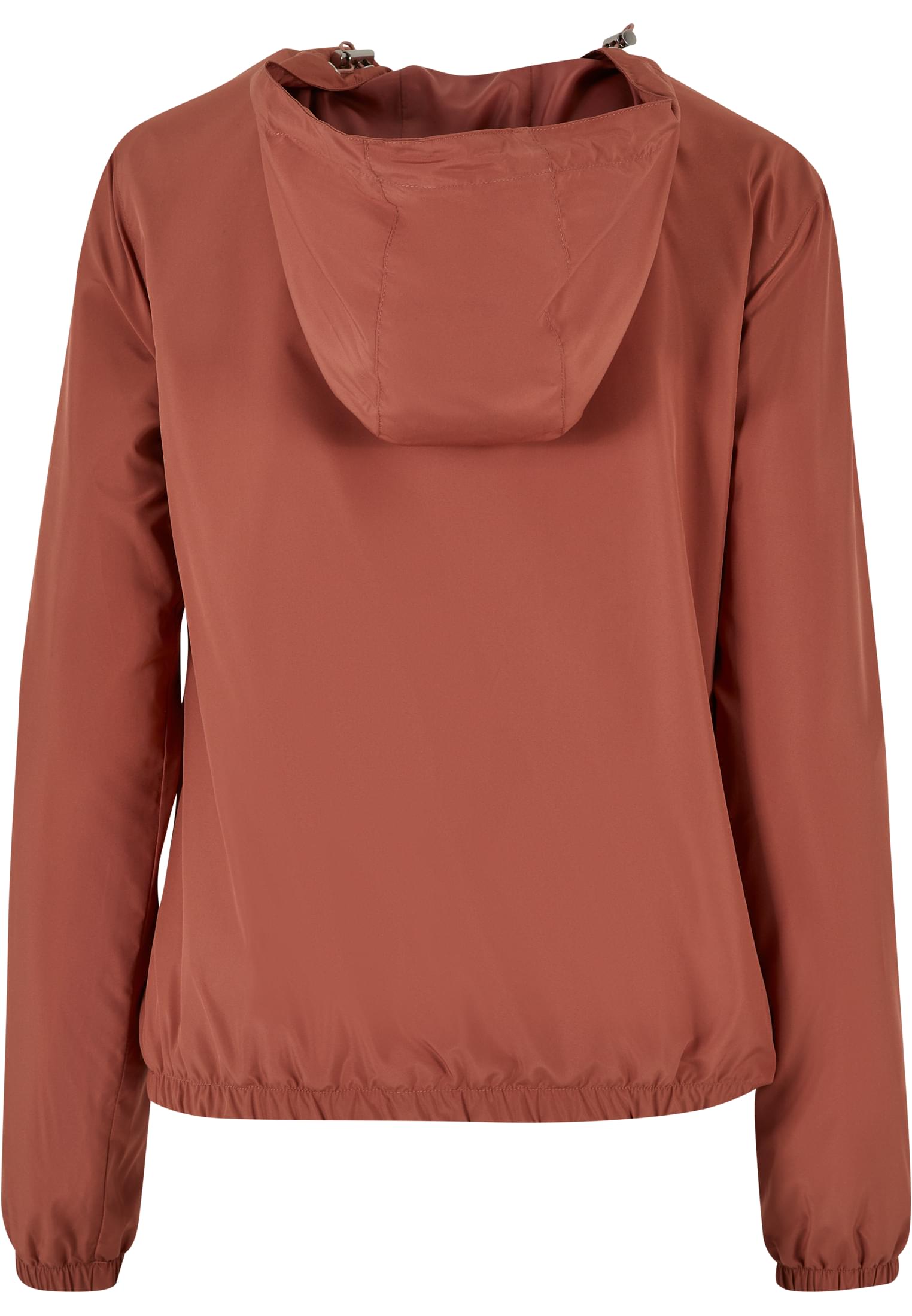 Ladies Basic Pull Over Jacket | terracotta