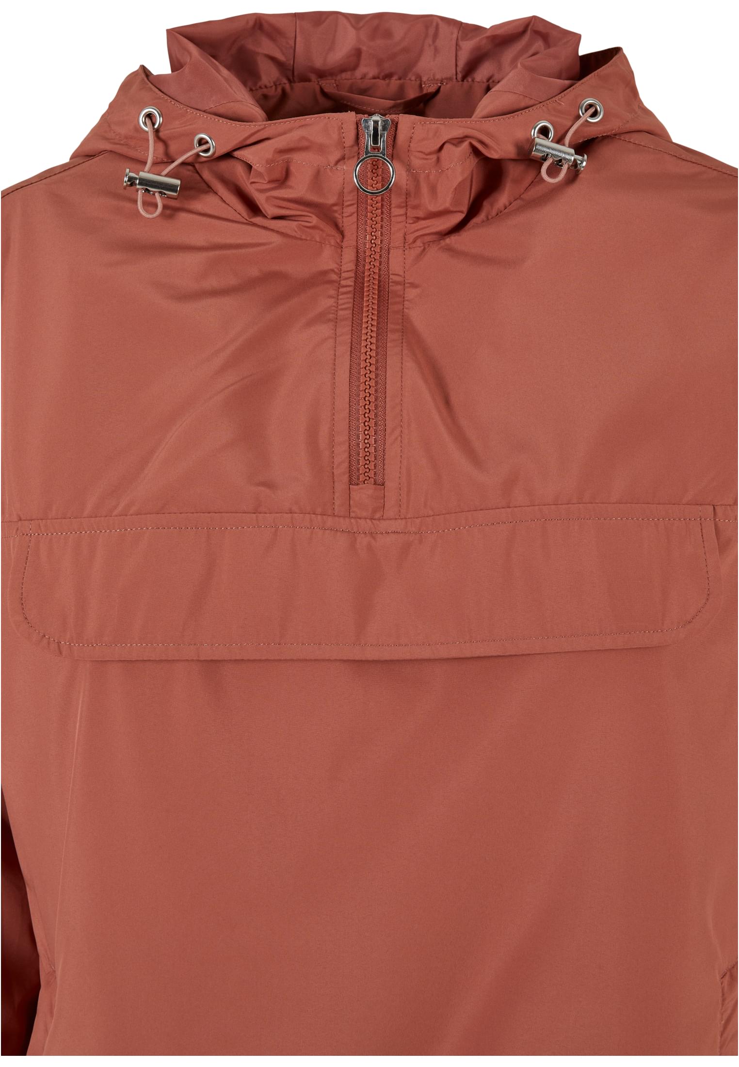 Ladies Basic Pull Over Jacket | terracotta