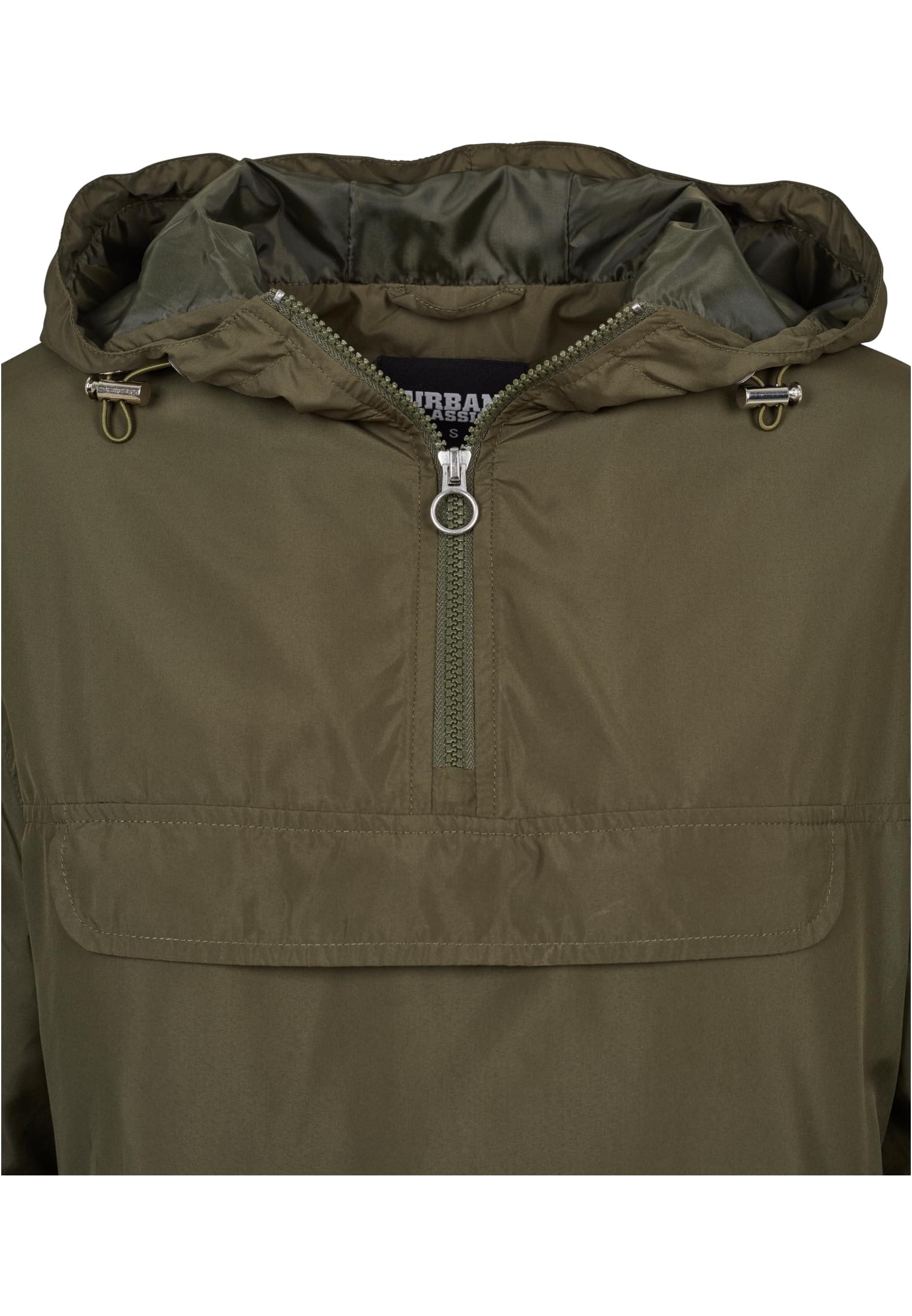 Ladies Basic Pull Over Jacket | dark olive