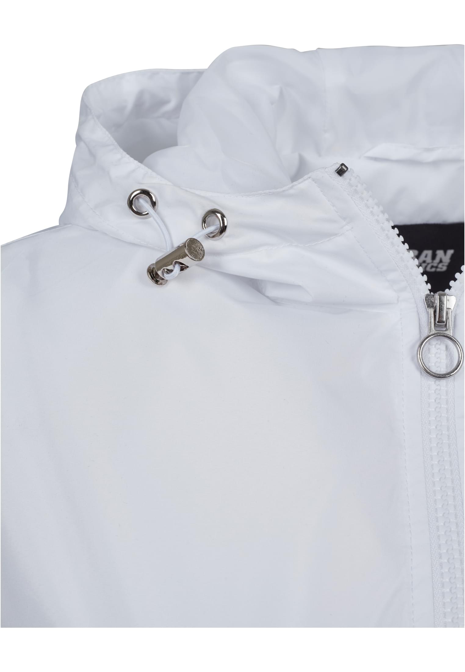 Ladies Basic Pull Over Jacket | white