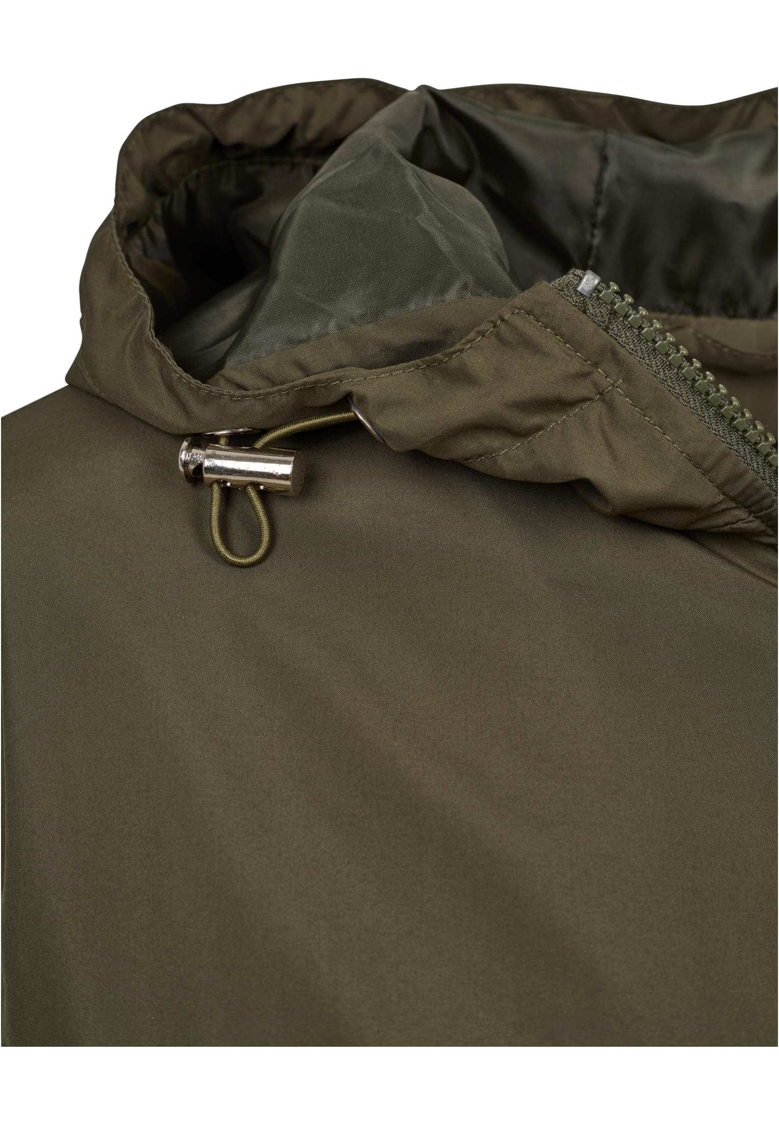 Ladies Basic Pull Over Jacket | dark olive