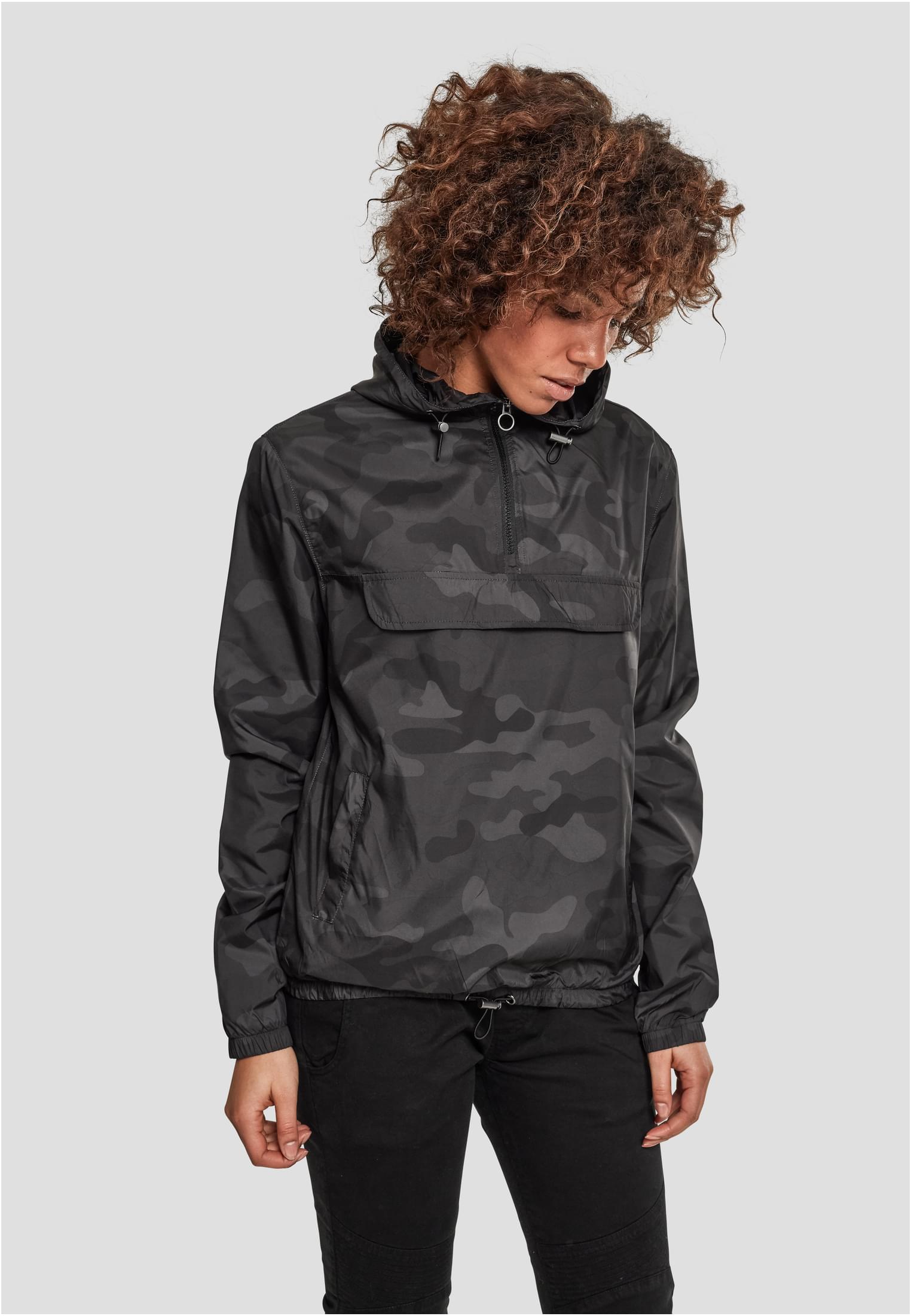 Ladies Camo Pull Over Jacket | darkcamo