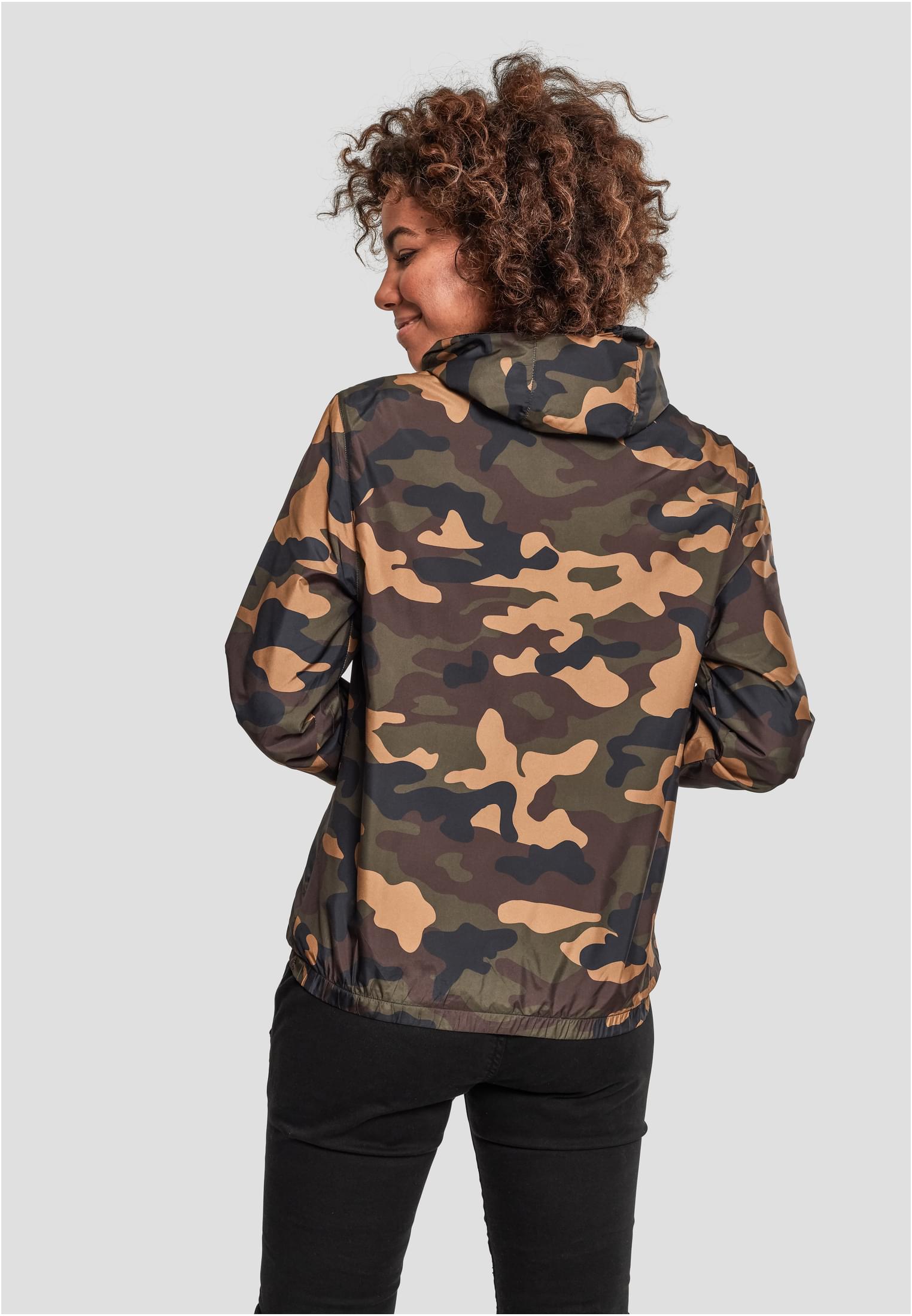 Ladies Camo Pull Over Jacket | woodcamo