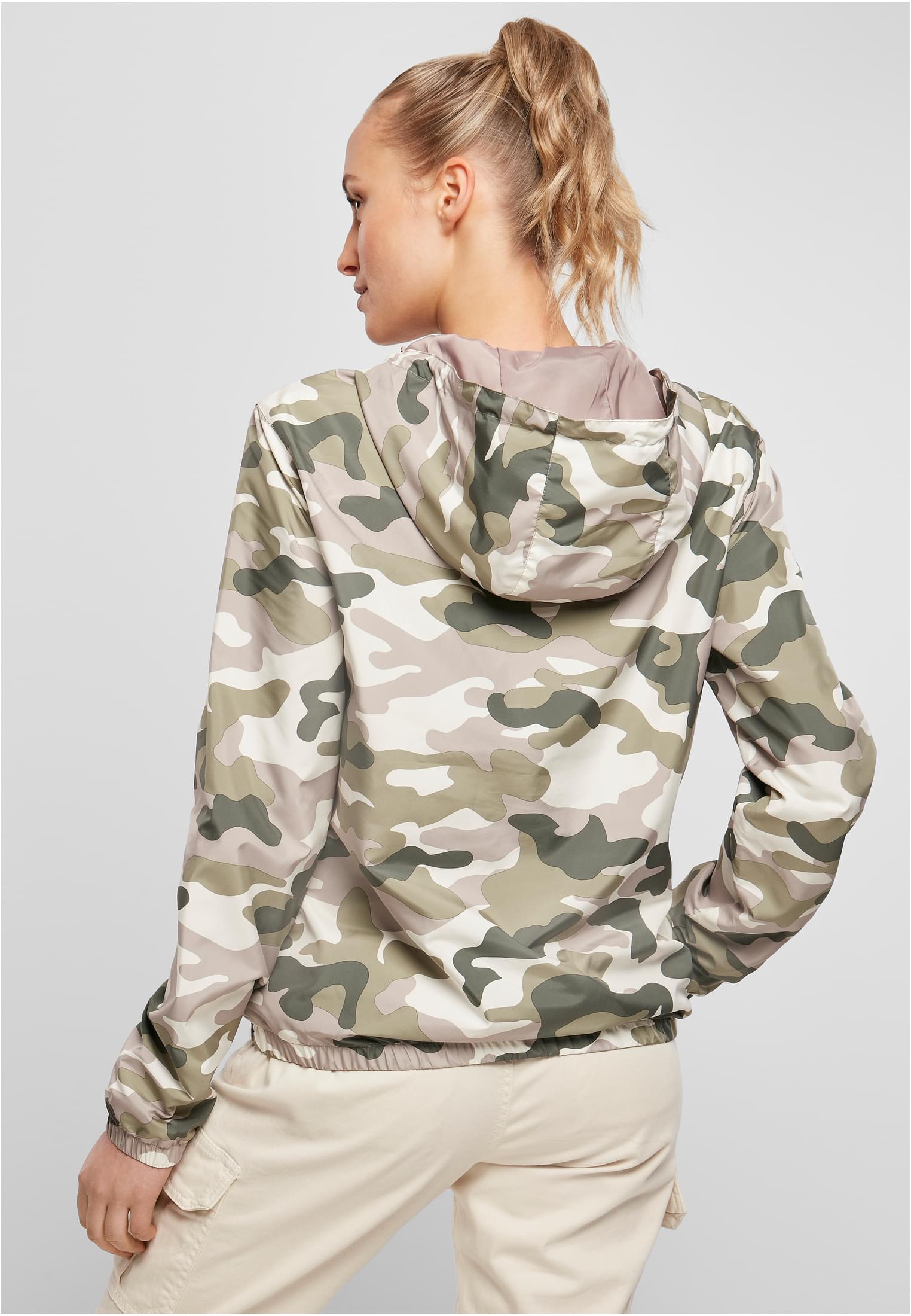 Ladies Camo Pull Over Jacket | duskrose camo