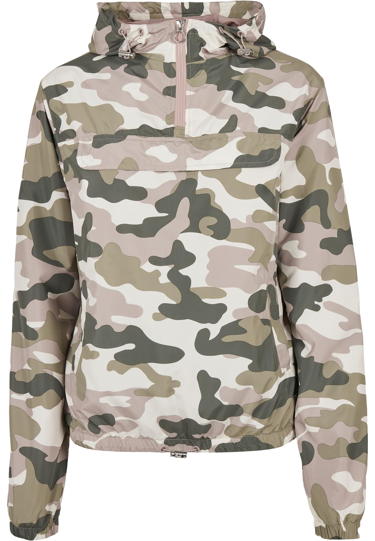 Ladies Camo Pull Over Jacket | duskrose camo