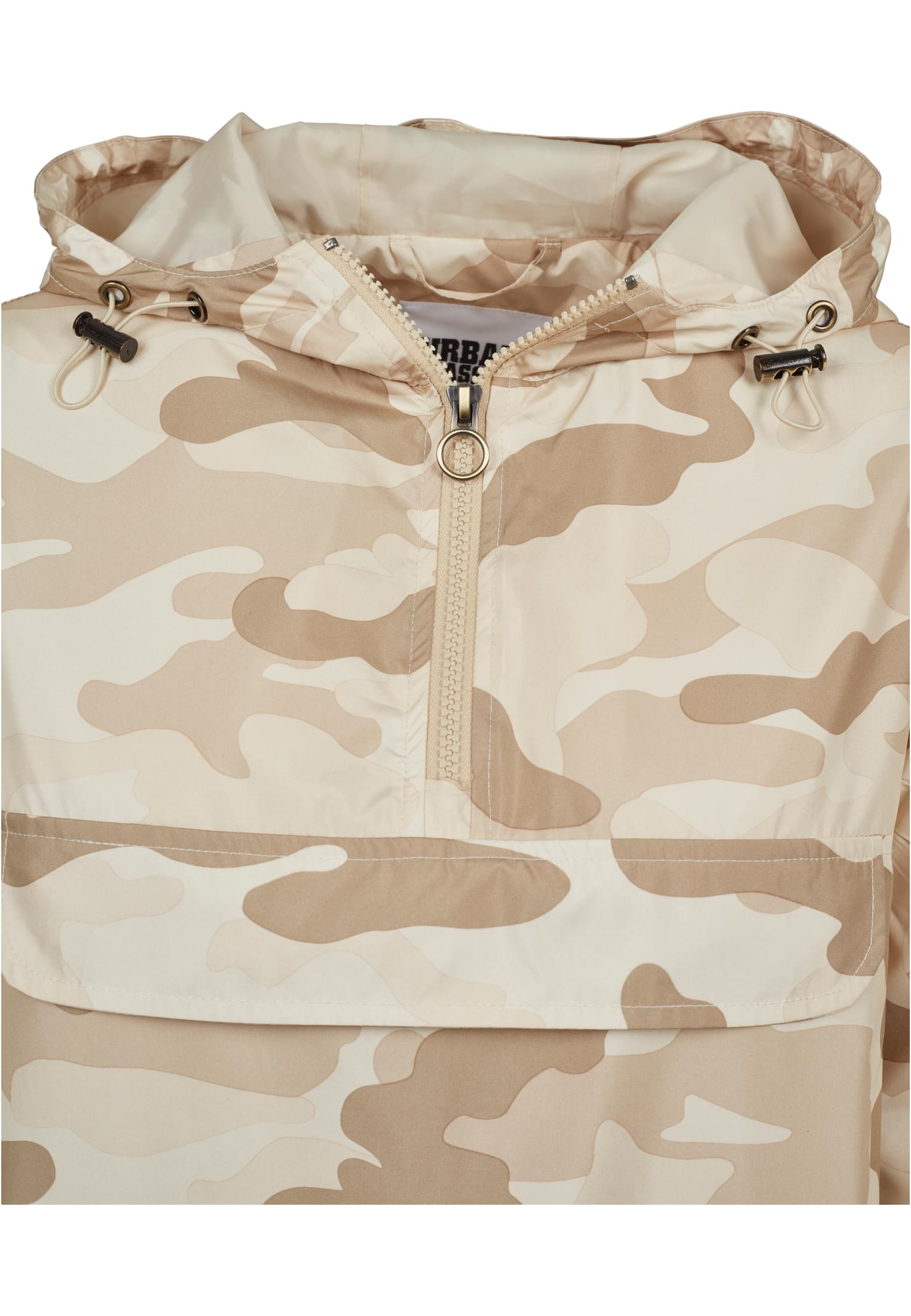 Ladies Camo Pull Over Jacket | sand camo