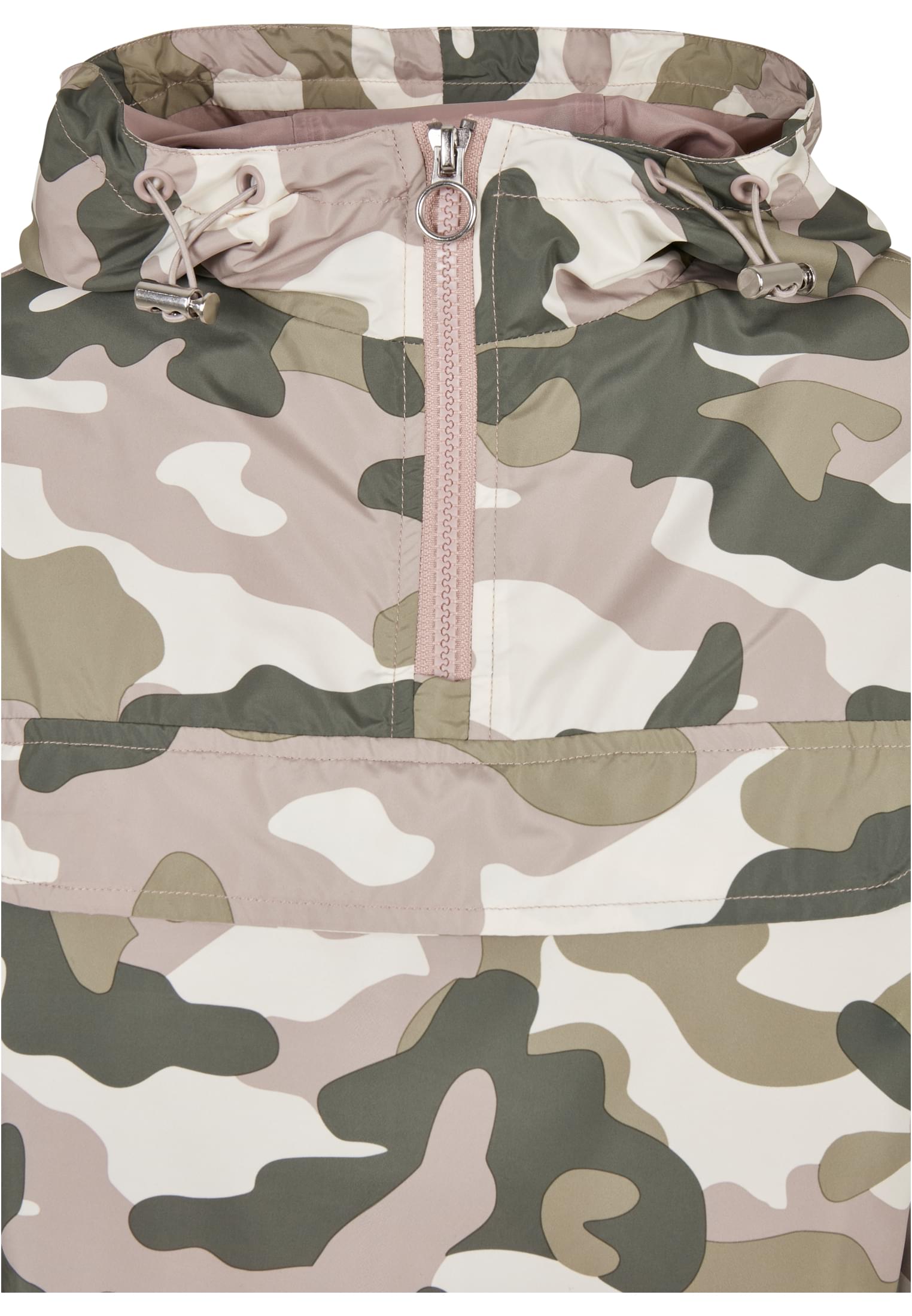 Ladies Camo Pull Over Jacket | duskrose camo