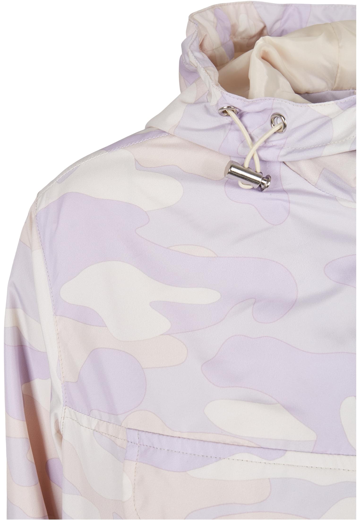 Ladies Camo Pull Over Jacket | lilaccamo