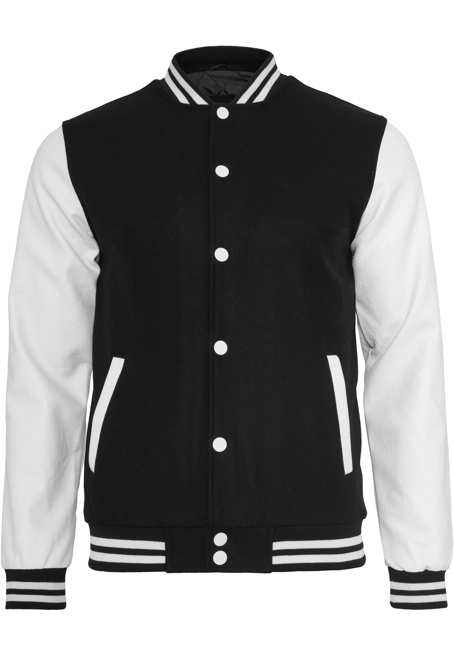 Oldschool College Jacket | blk/wht