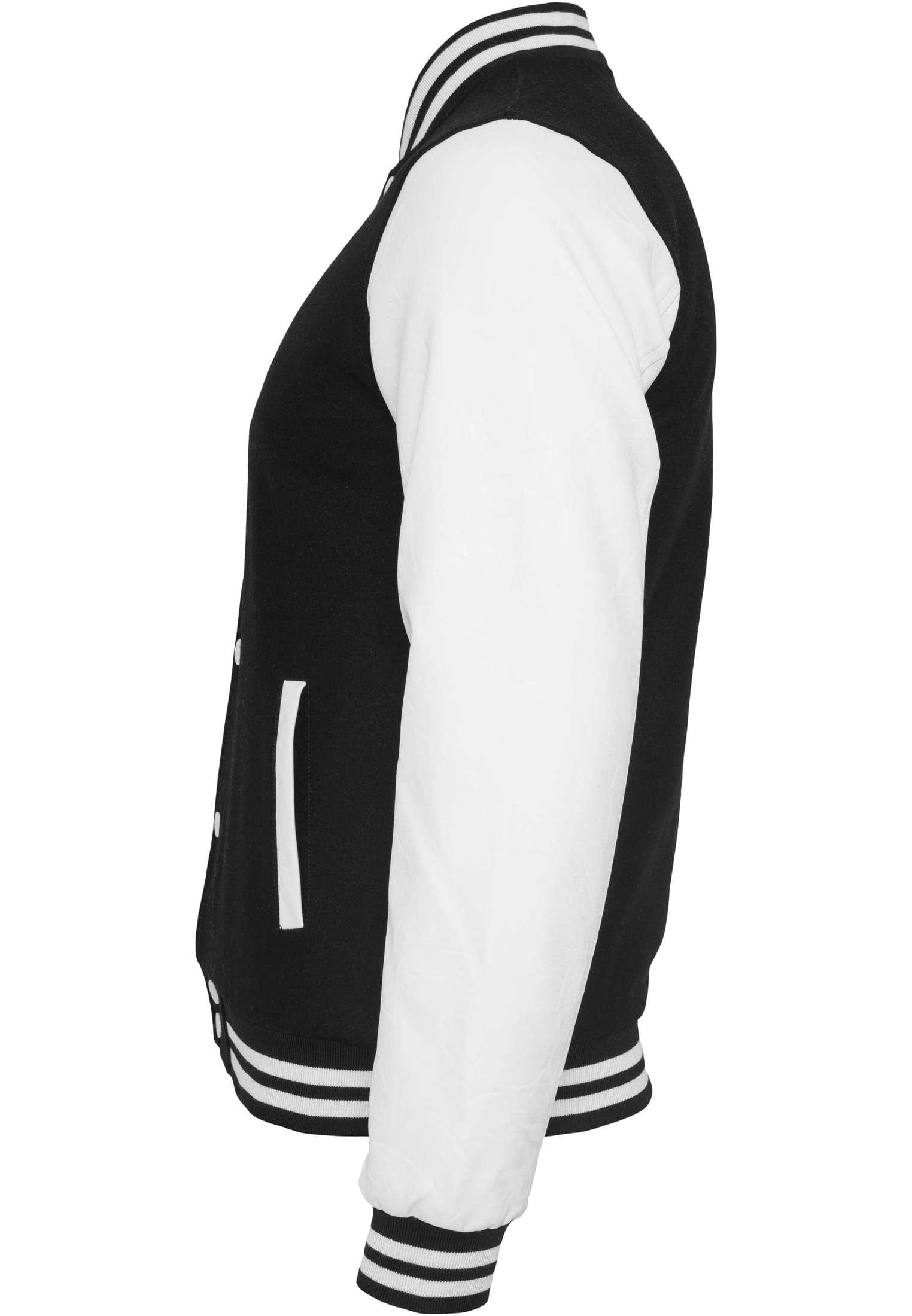 Oldschool College Jacket | blk/wht