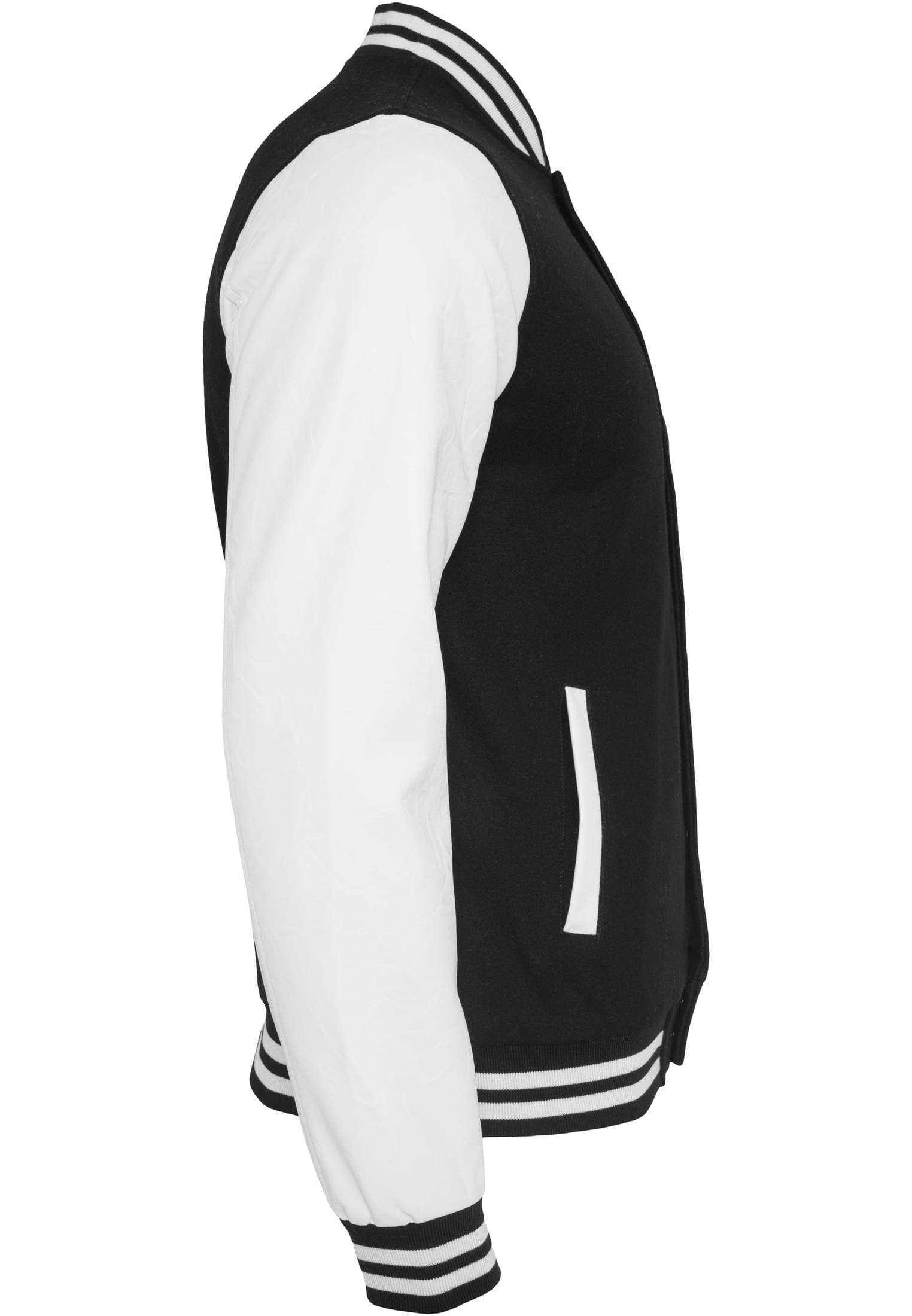 Oldschool College Jacket | blk/wht