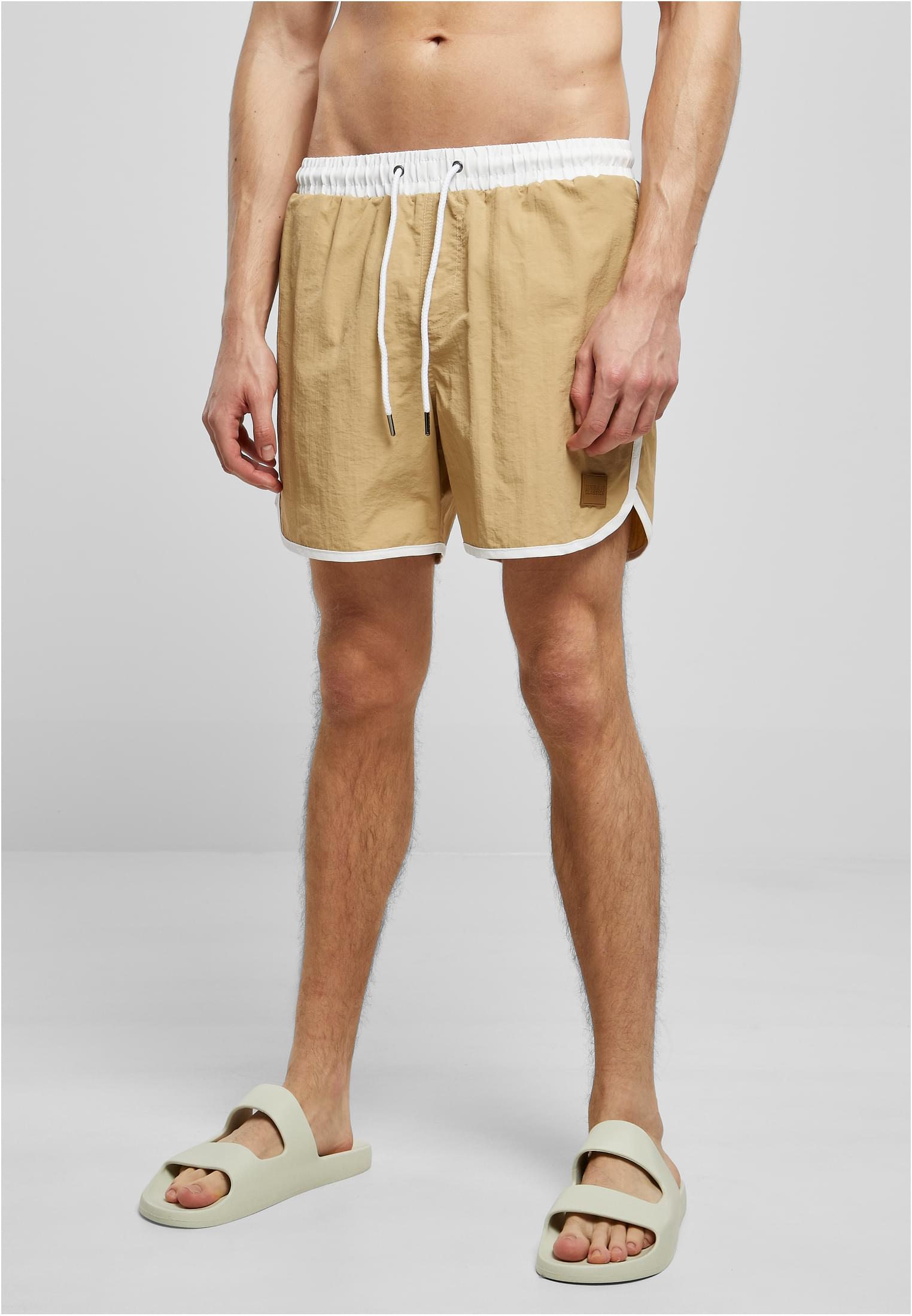 Retro Swimshorts | white/unionbeige