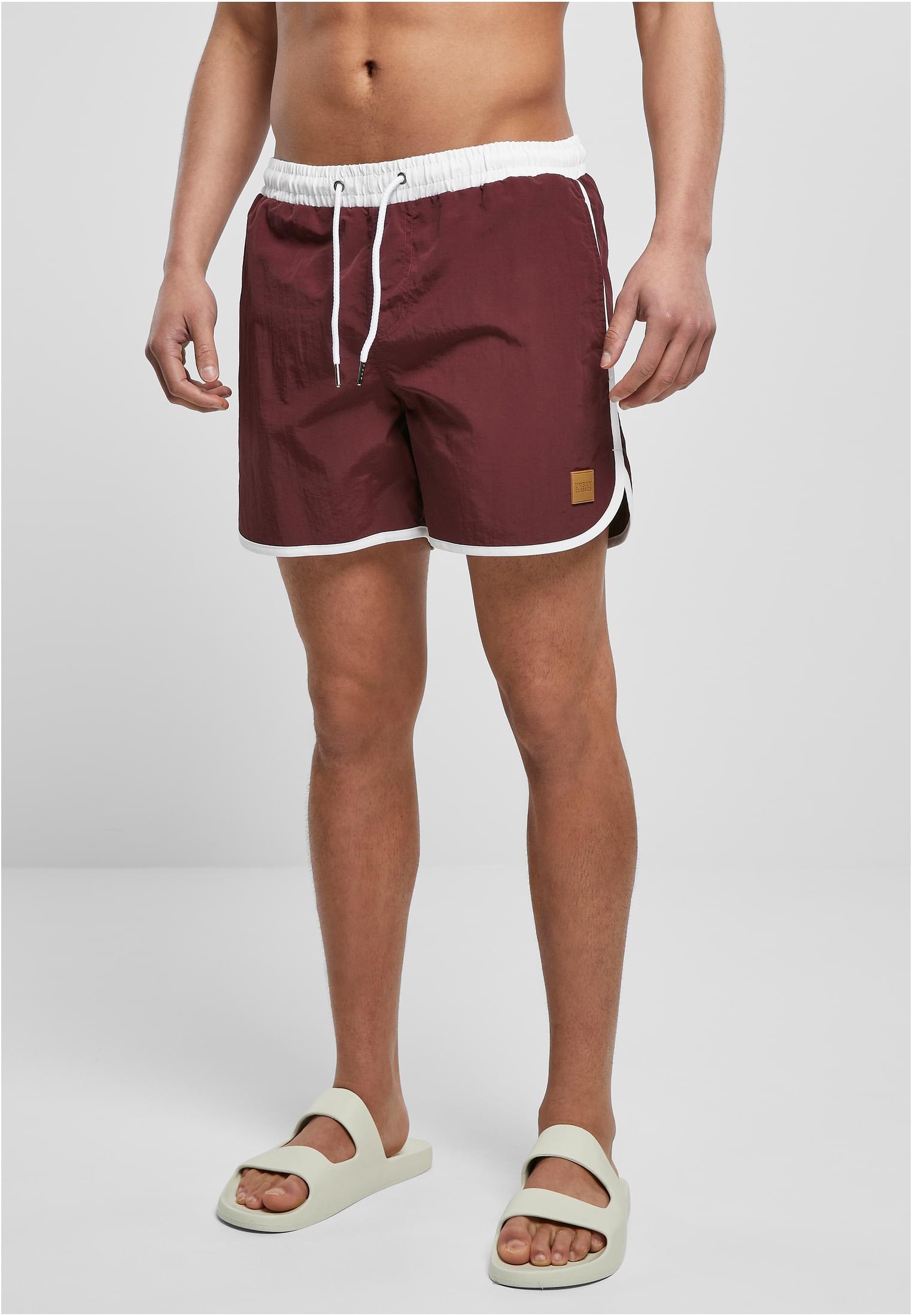 Retro Swimshorts | white/cherry