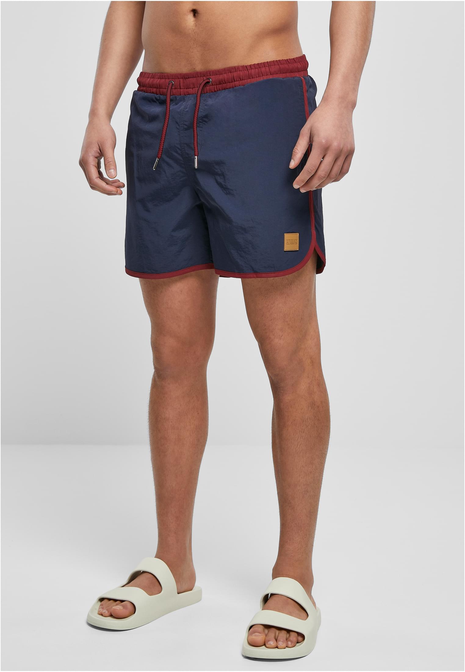 Retro Swimshorts | burgundy/midnightnavy