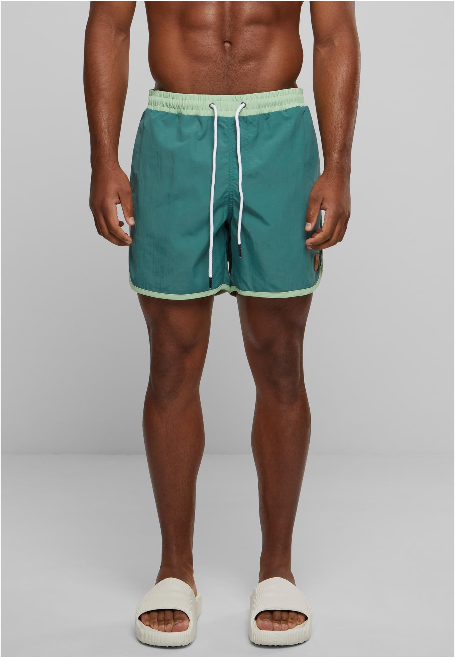 Retro Swimshorts | paleleaf/vintagregreen