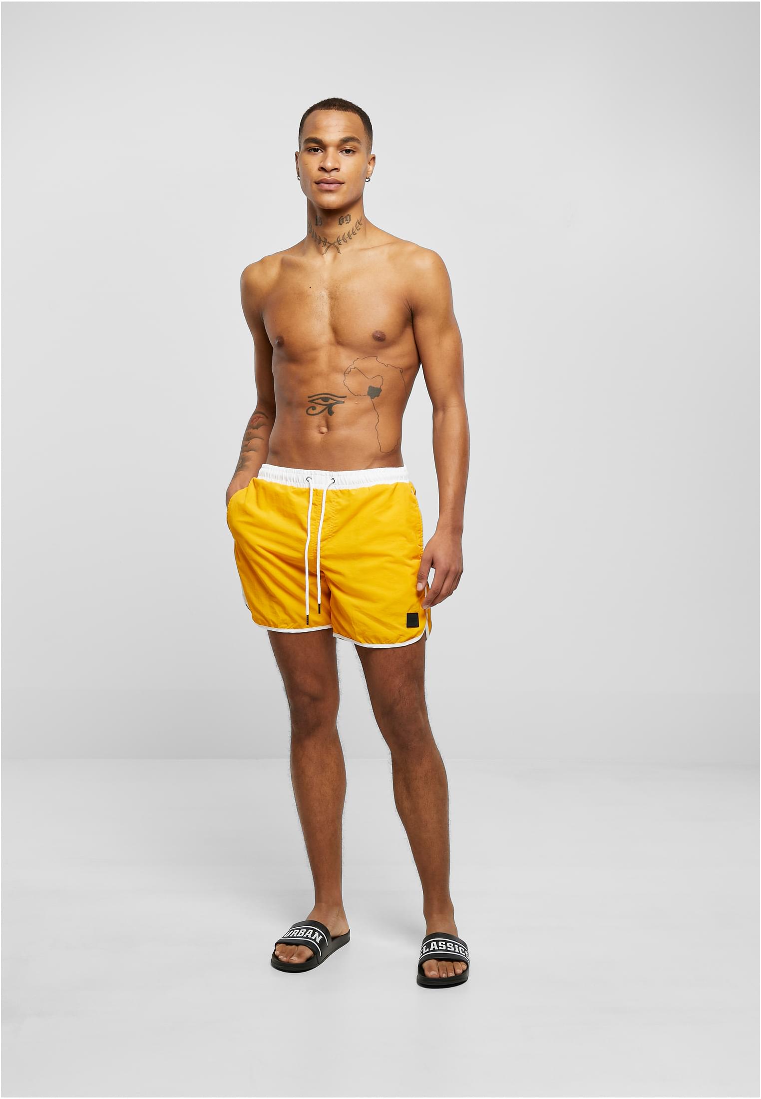 Retro Swimshorts | white/magicmango