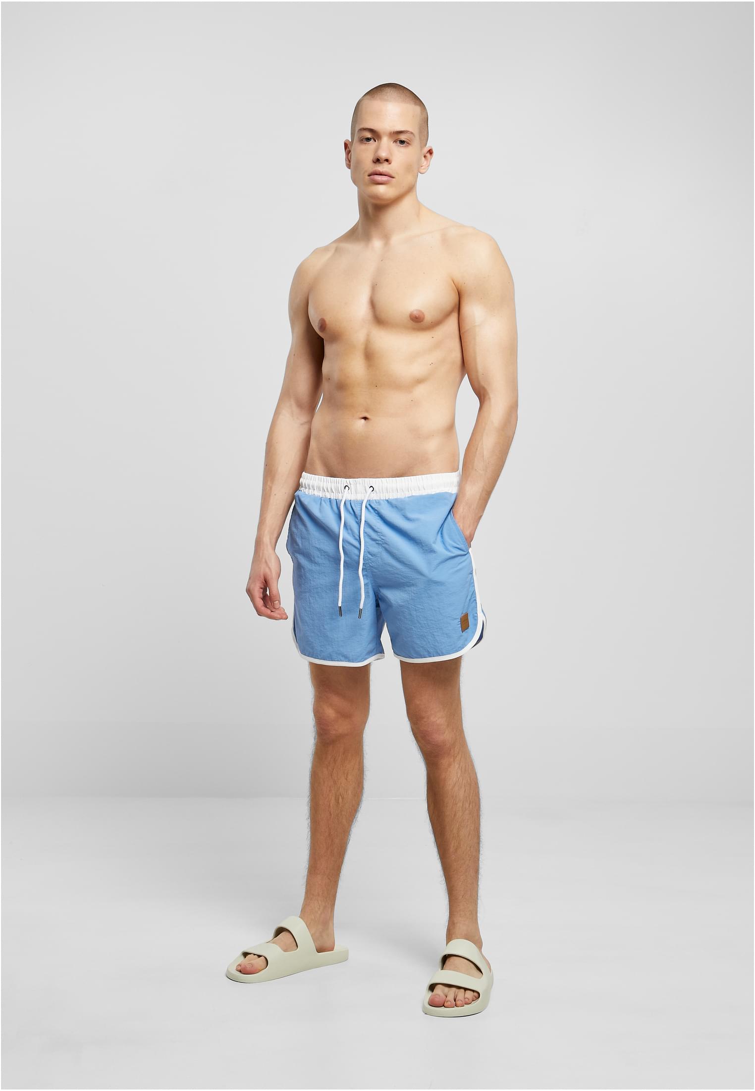 Retro Swimshorts | white/horizonblue