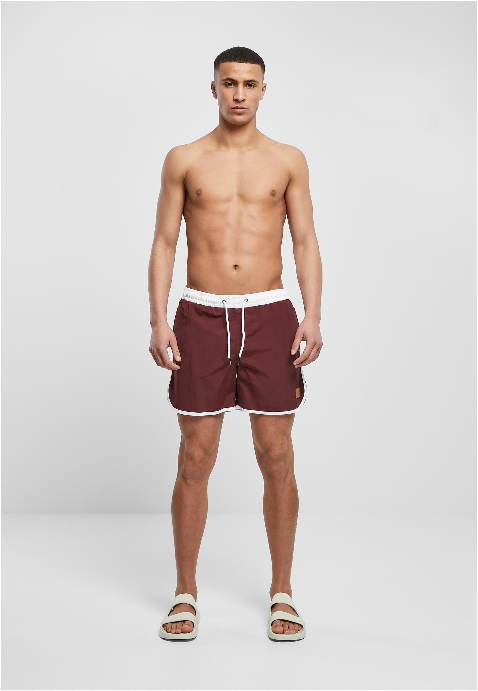 Retro Swimshorts | white/cherry