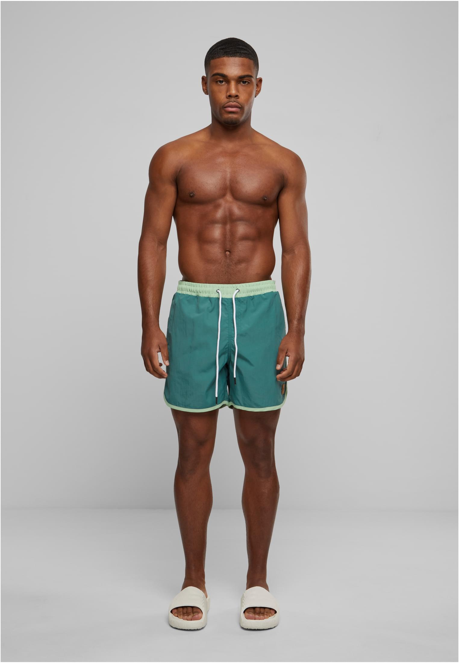 Retro Swimshorts | paleleaf/vintagregreen