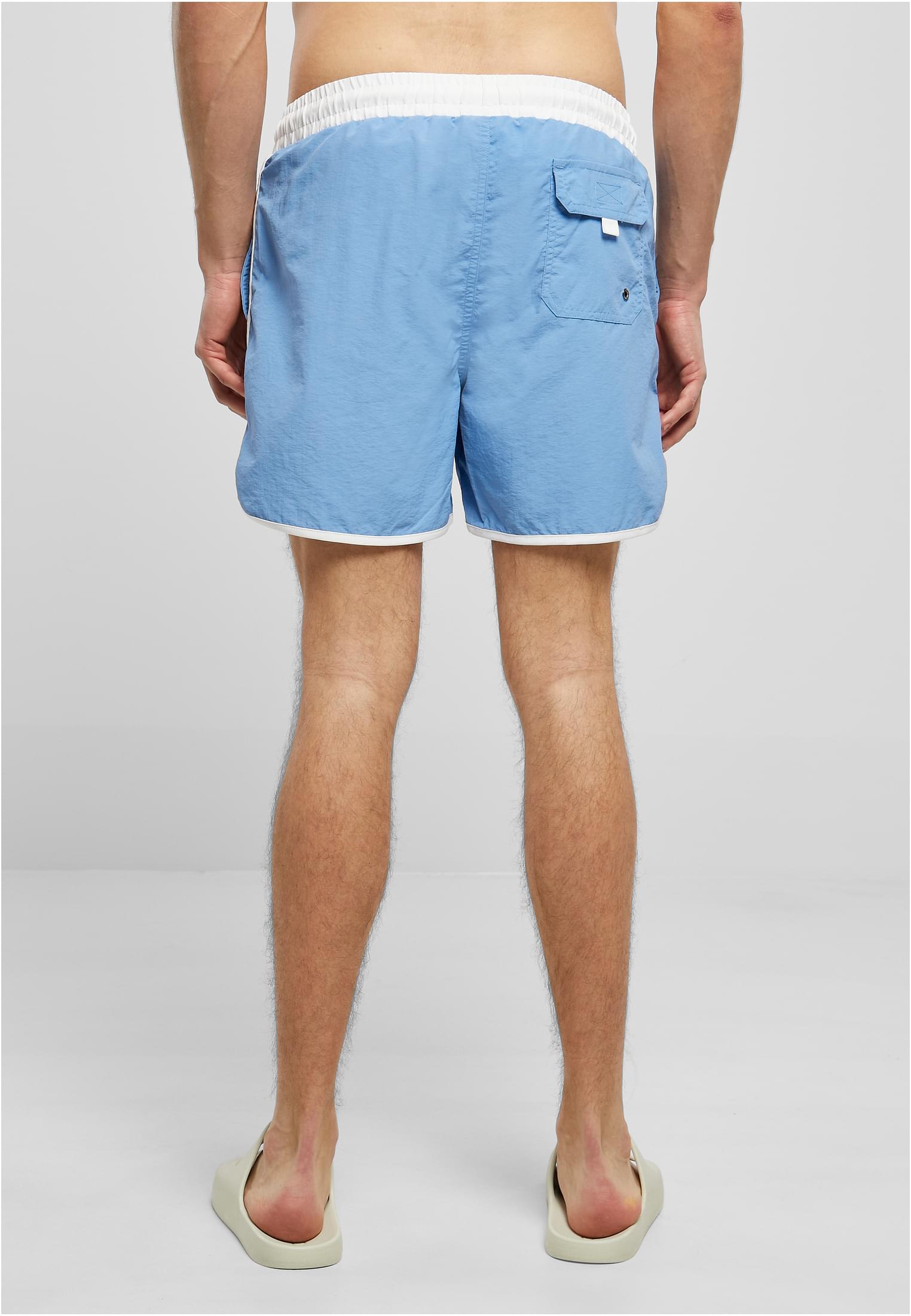 Retro Swimshorts | white/horizonblue