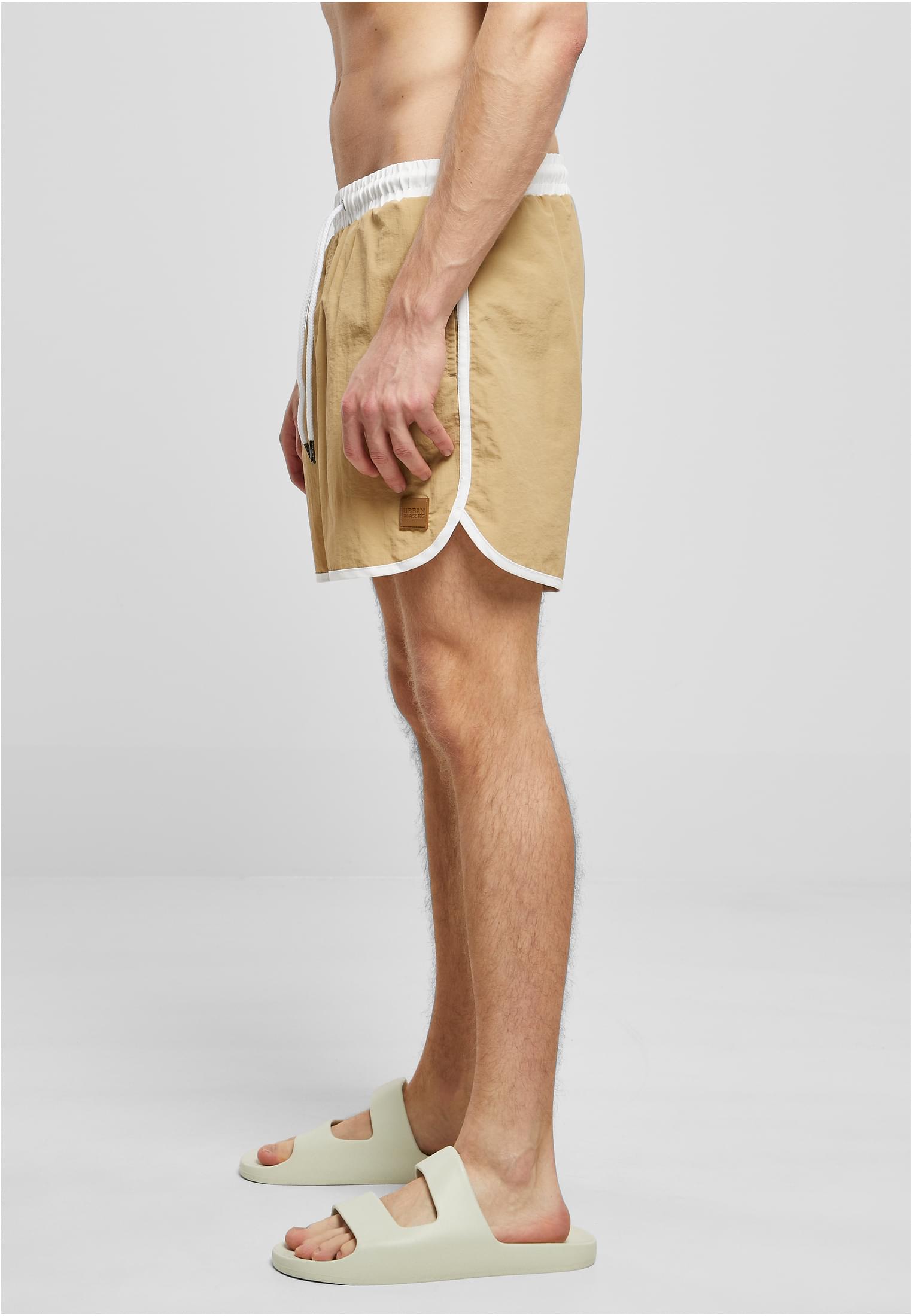 Retro Swimshorts | white/unionbeige