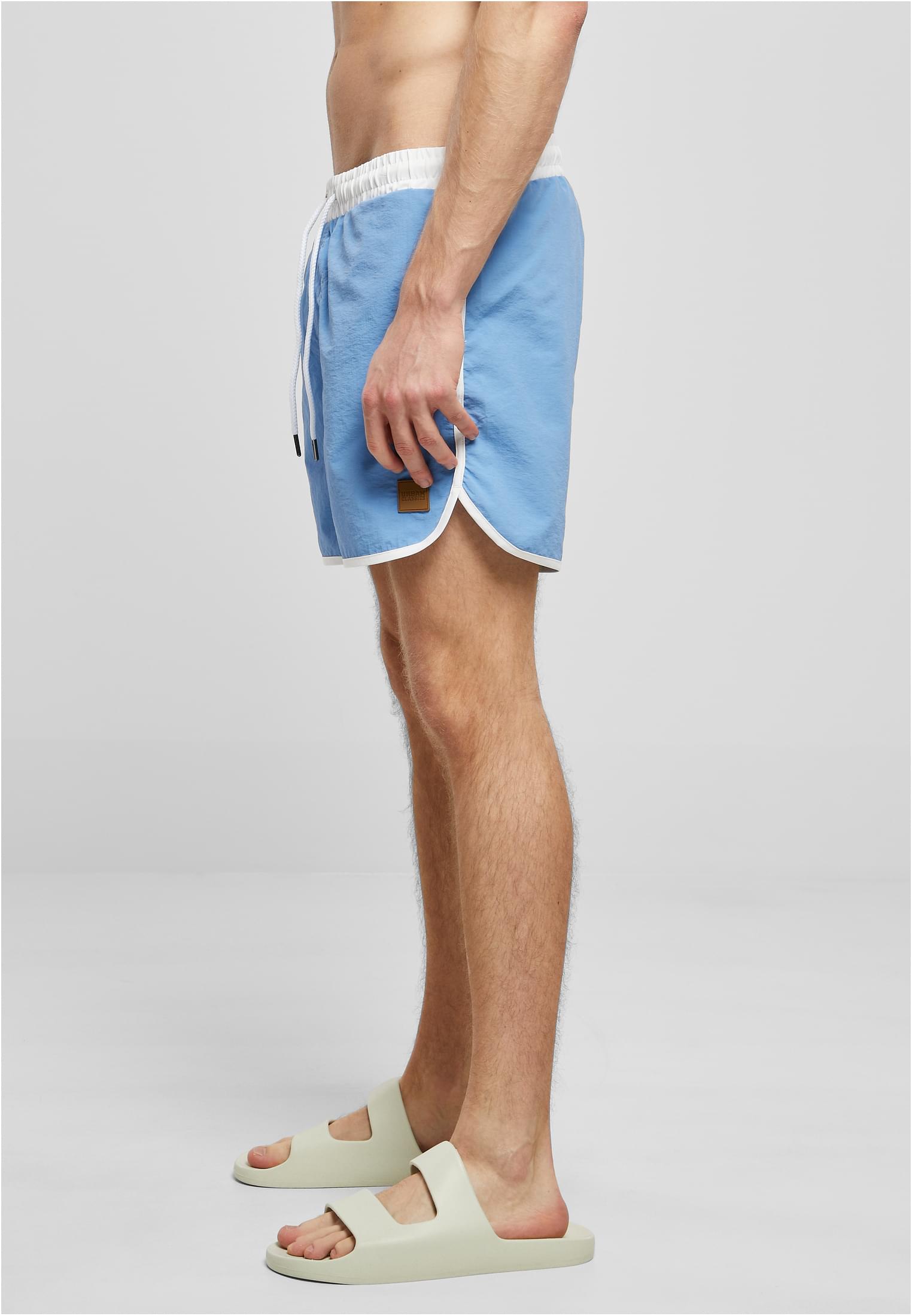 Retro Swimshorts | white/horizonblue