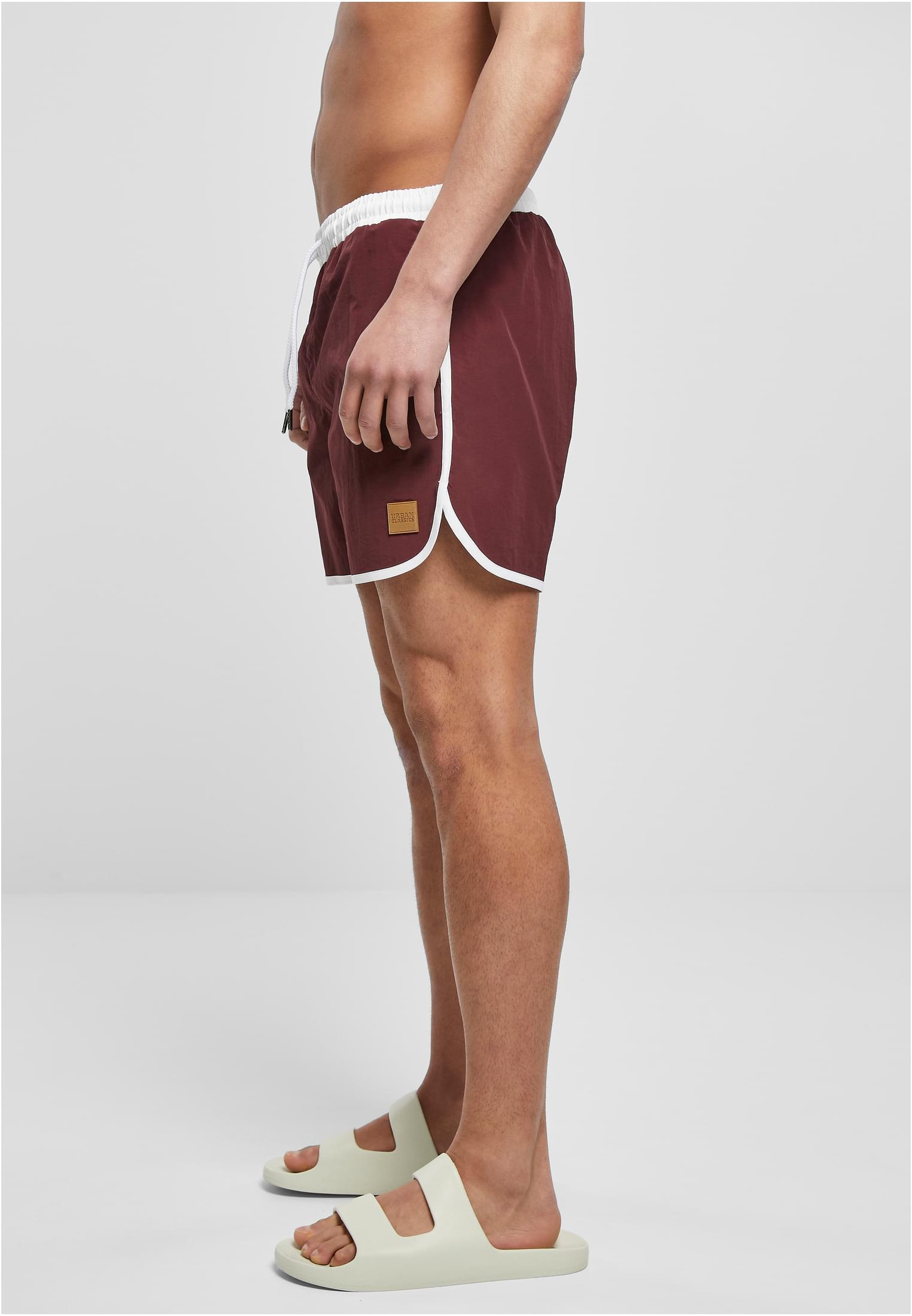 Retro Swimshorts | white/cherry