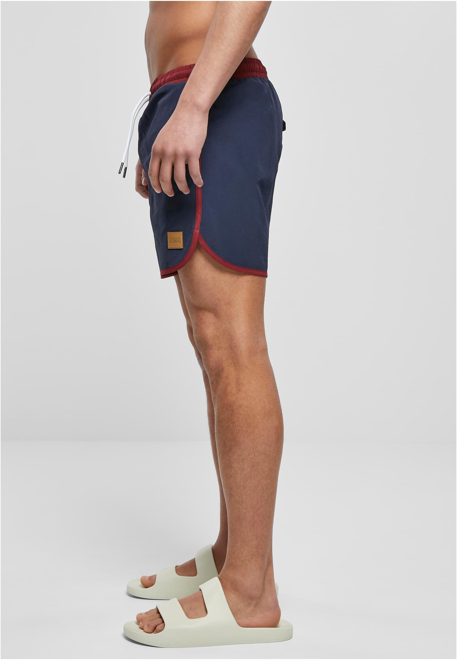 Retro Swimshorts | burgundy/midnightnavy