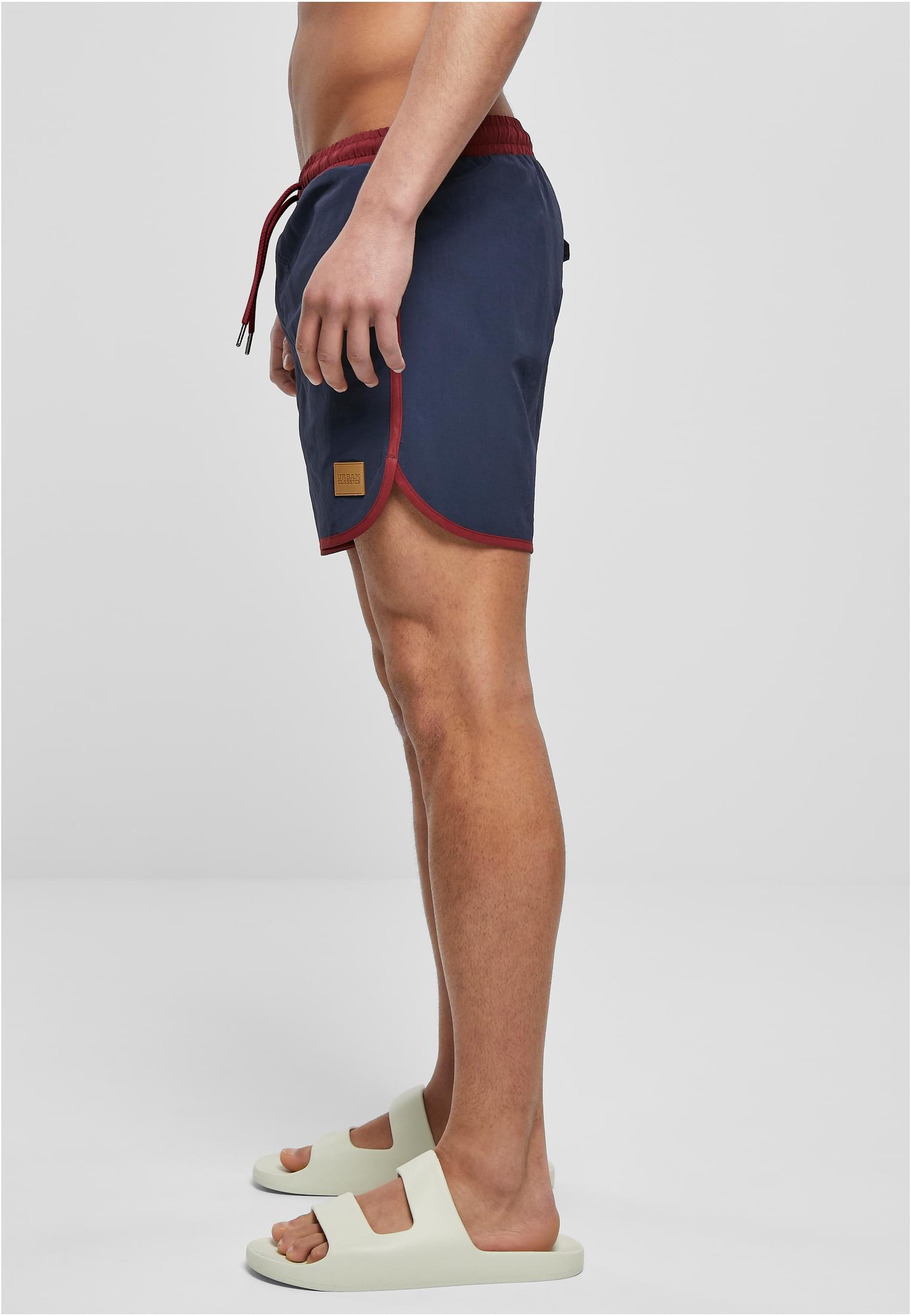 Retro Swimshorts | burgundy/midnightnavy