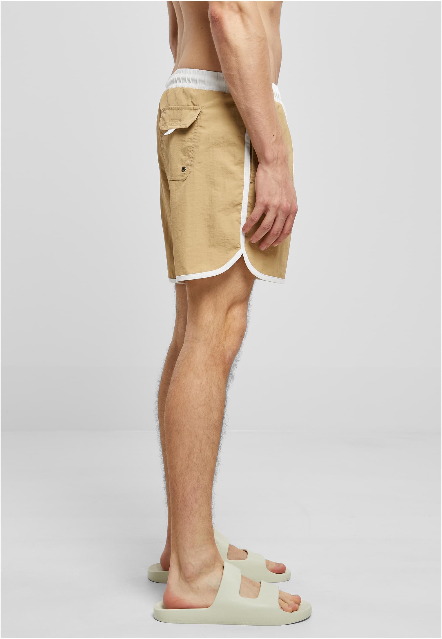 Retro Swimshorts | white/unionbeige