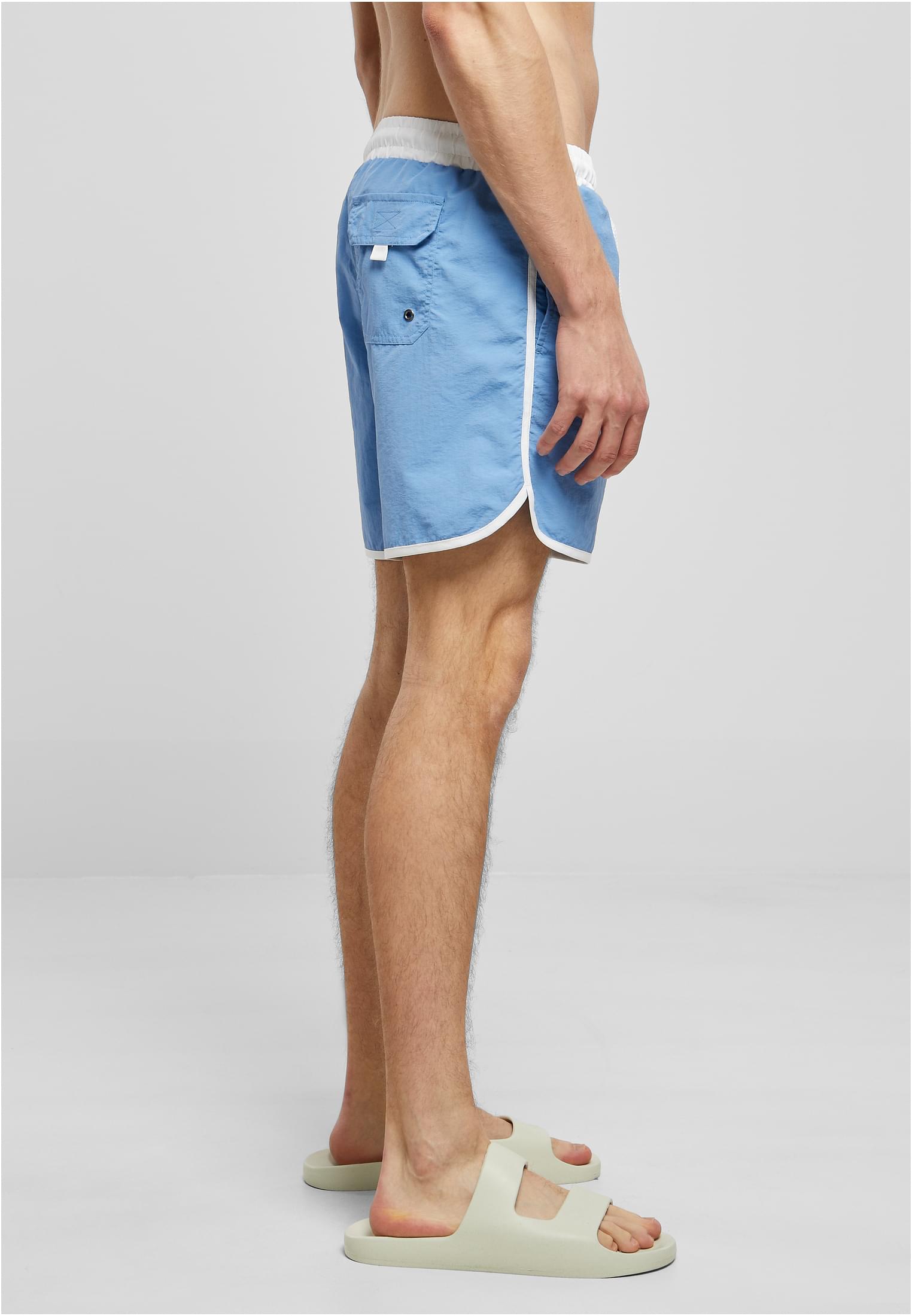 Retro Swimshorts | white/horizonblue