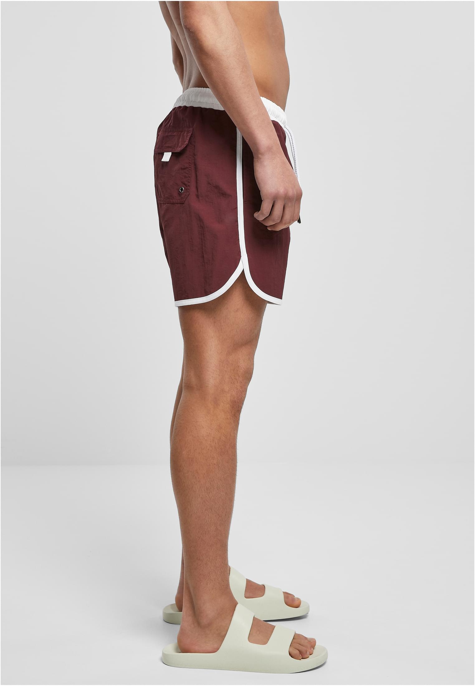 Retro Swimshorts | white/cherry