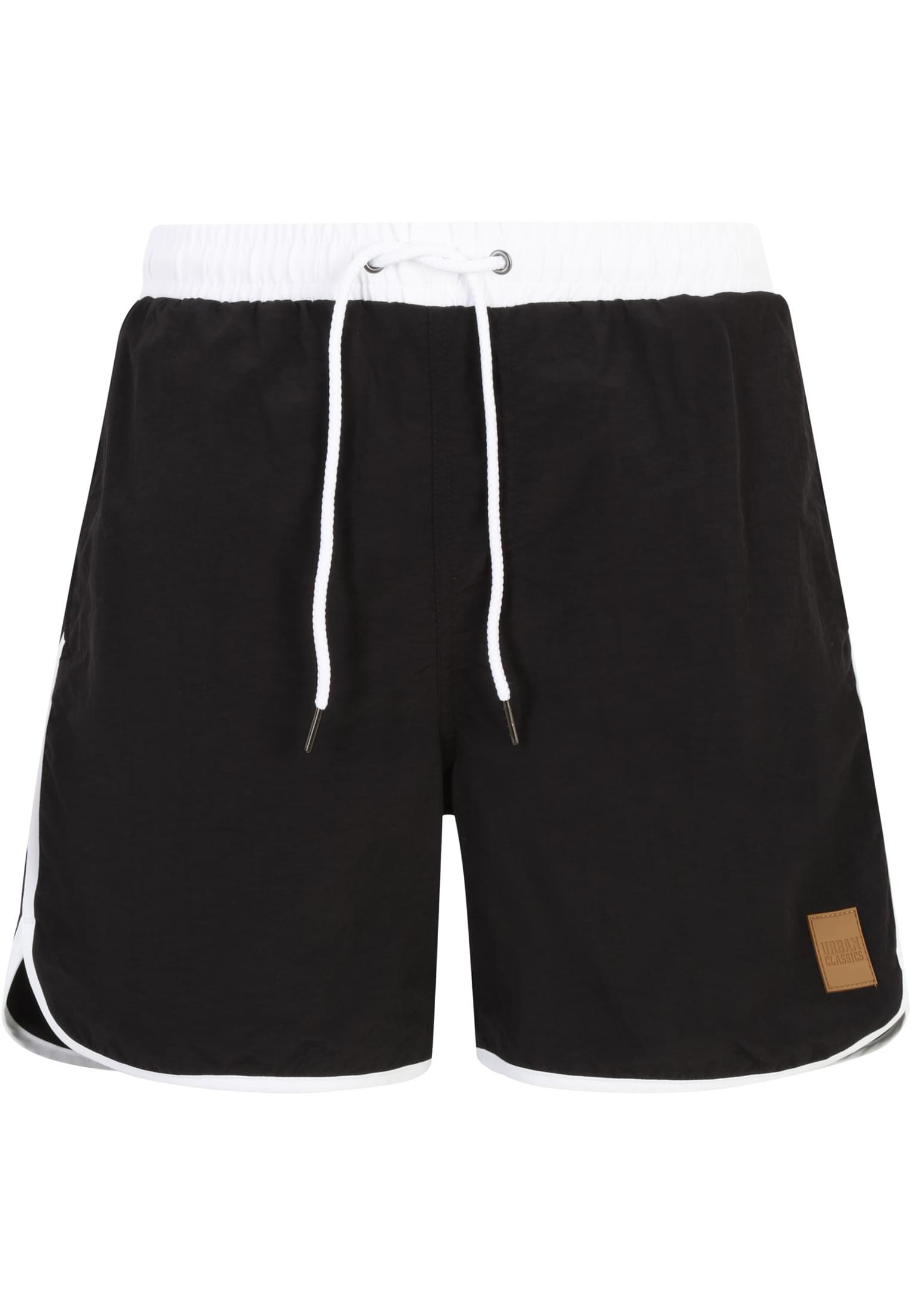 Retro Swimshorts | blk/wht